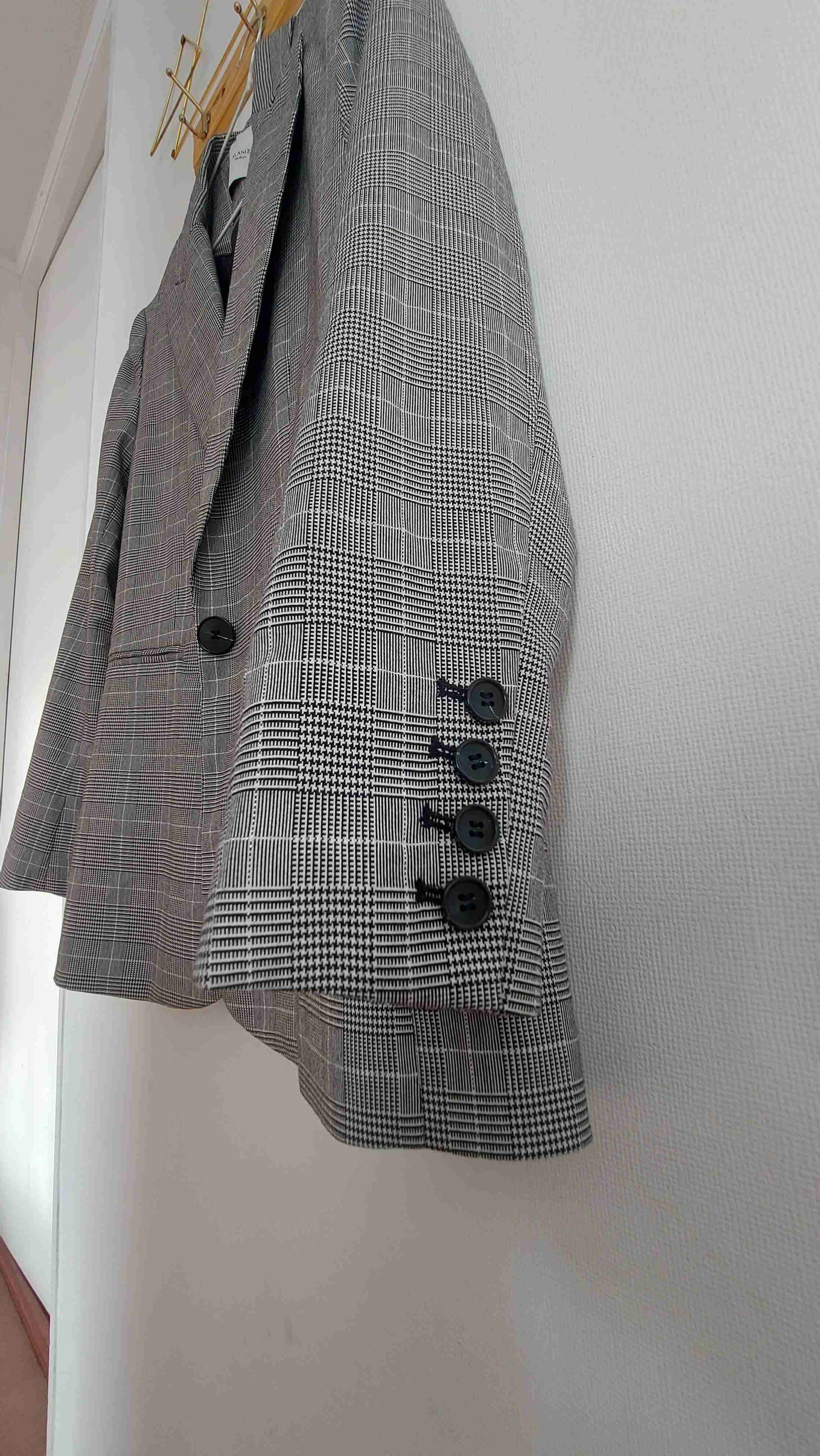 Blazer de cuadros clásico marca Alaniz - 4