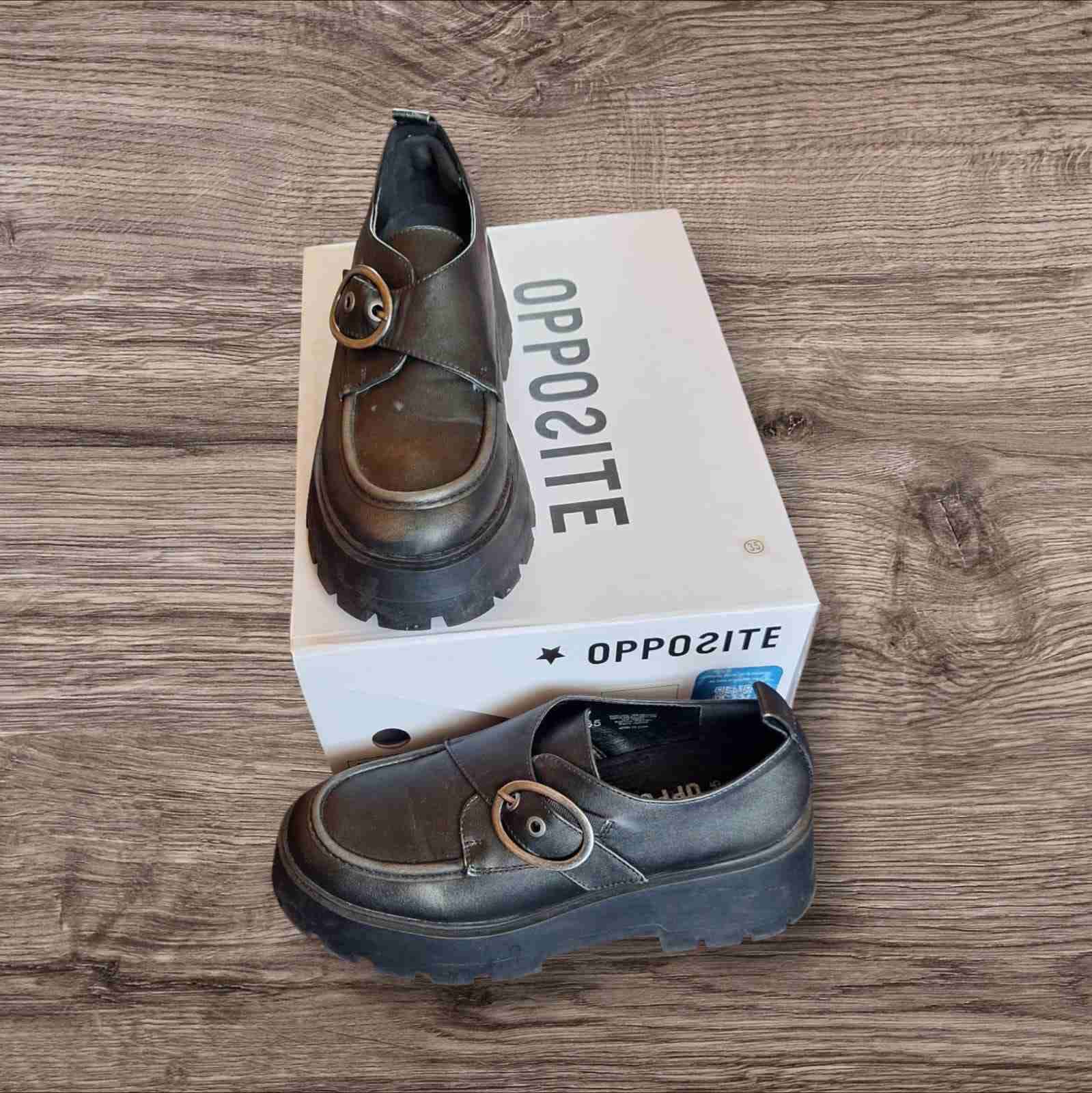 Zapatos negros Opposite talla 35 - miniatura 2