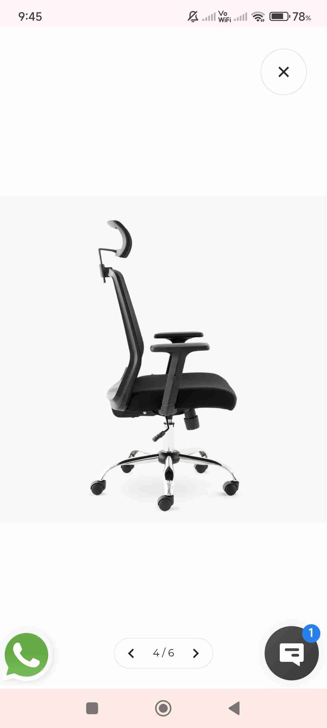 Silla de oficina ergonómica - miniatura 2