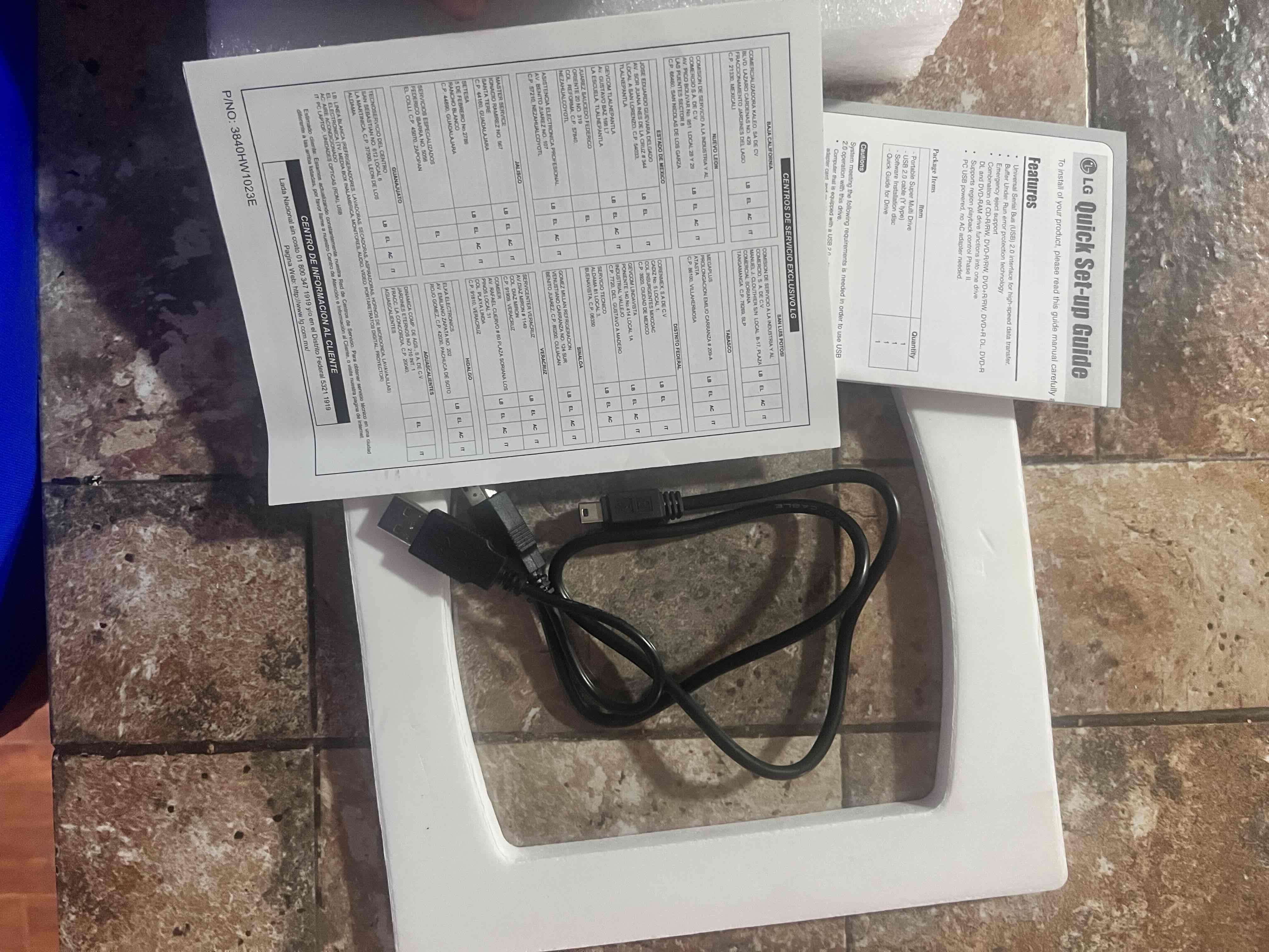 Grabador externo LG GP10 - miniatura 2