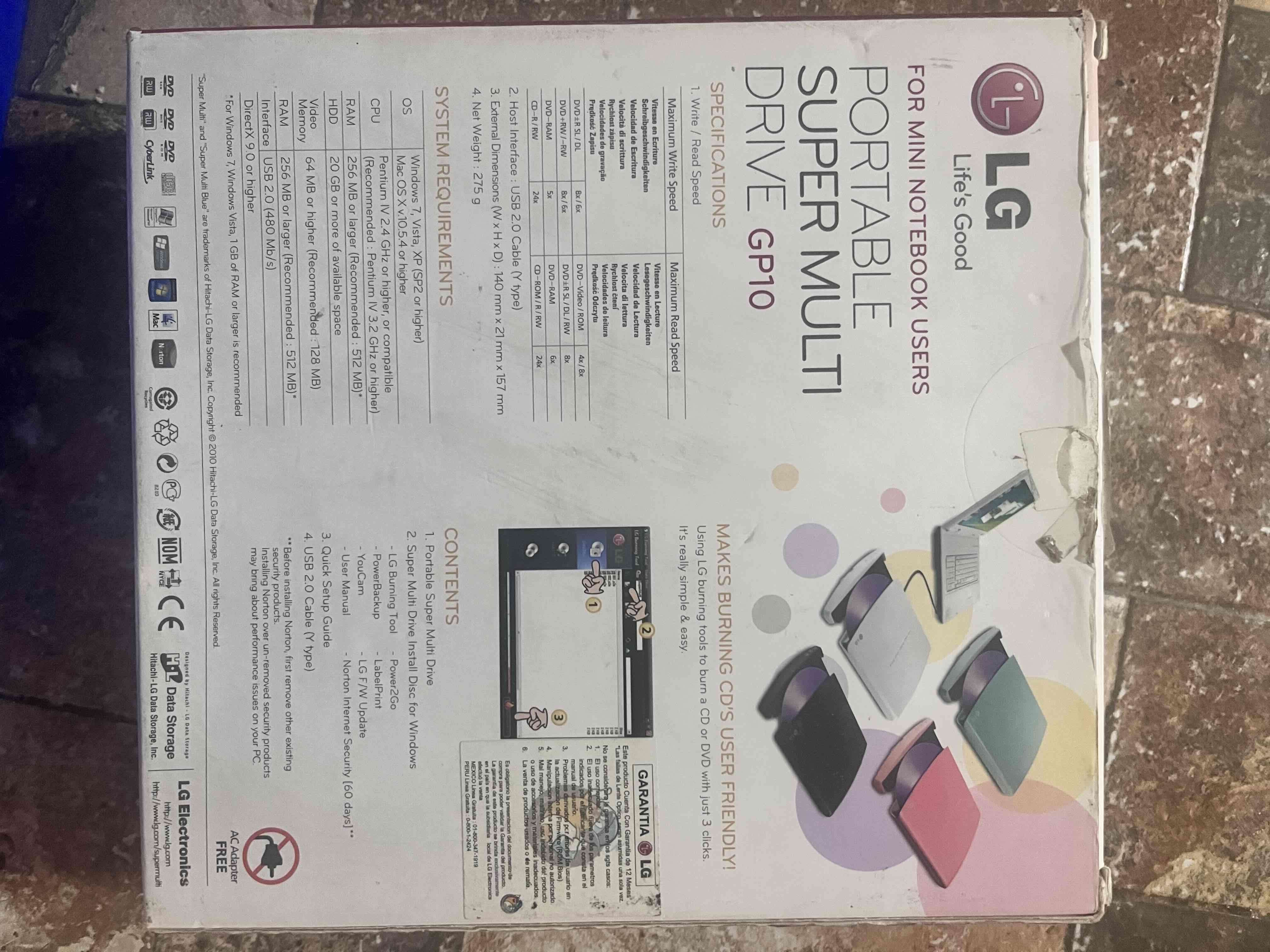 Grabador externo LG GP10 - miniatura 3