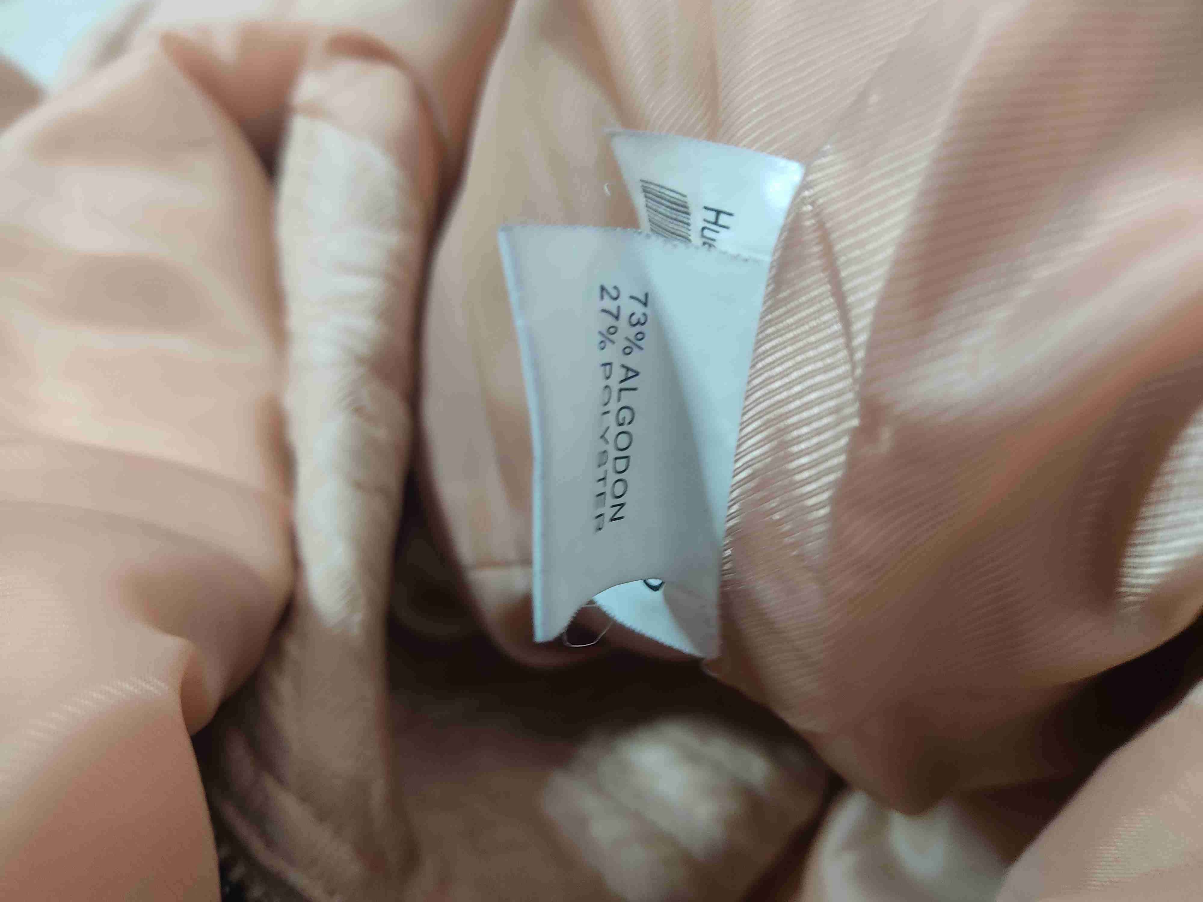 Abrigo rosa con textura - miniatura 5