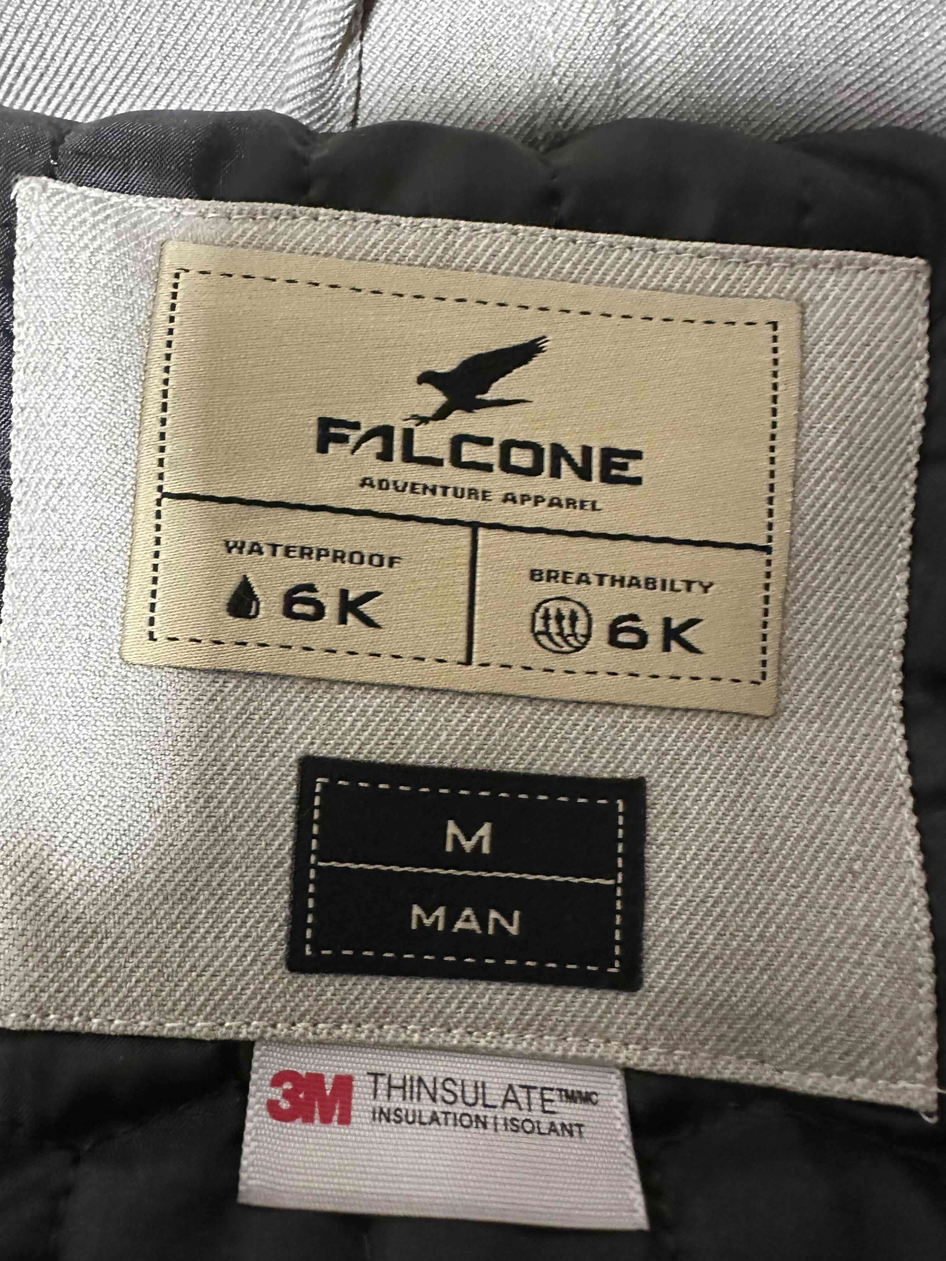 Parka gris con capucha y bolsillos - miniatura 2