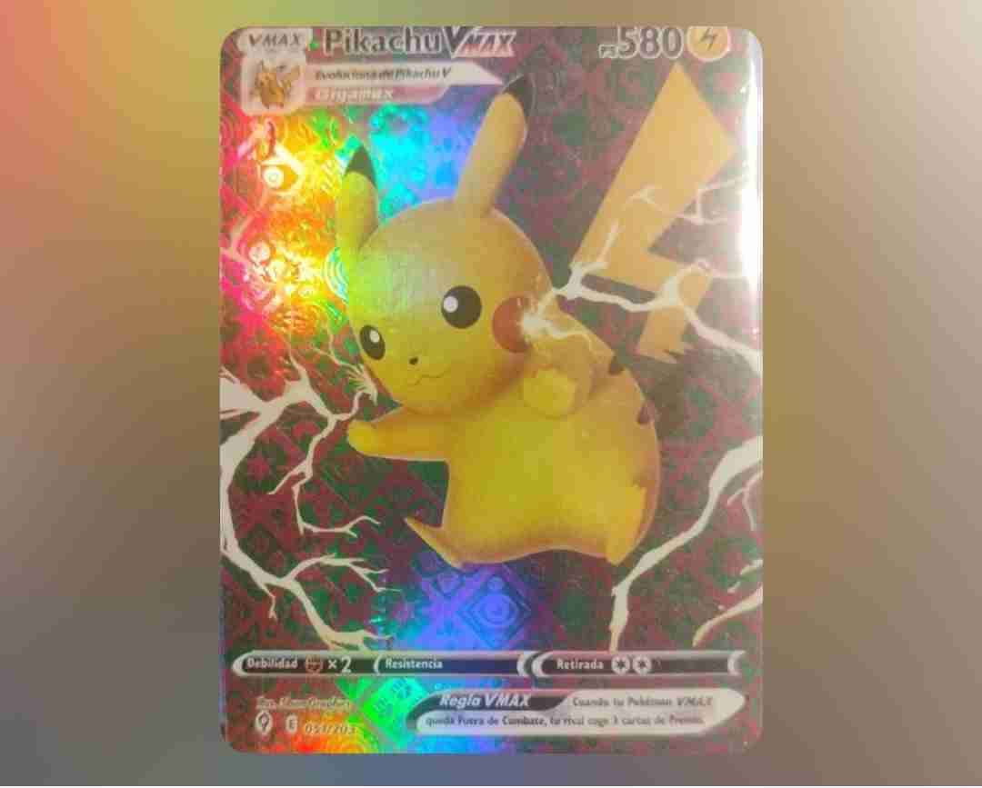 Tarjeta Pokémon Pikachu VMAX