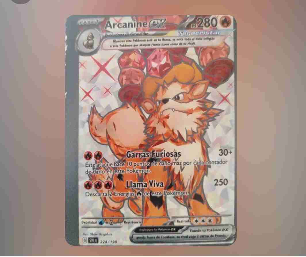 Carta Pokémon Arcanine EX