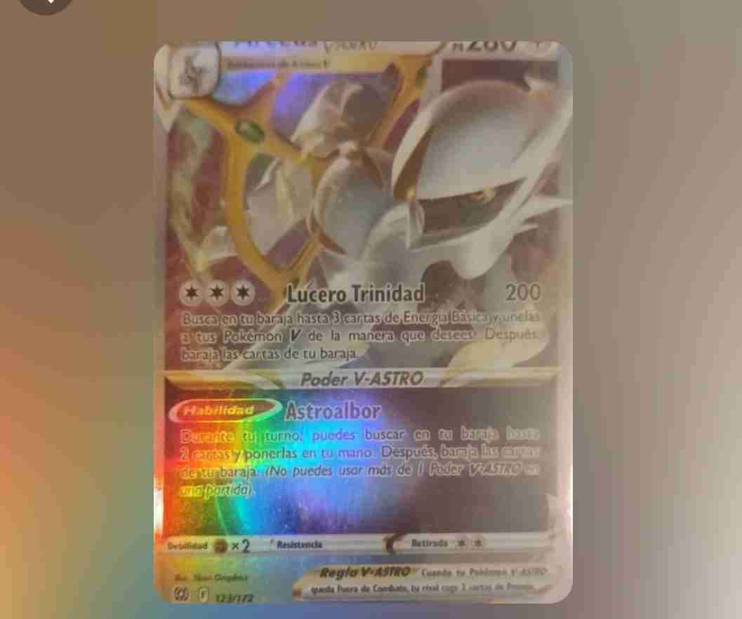 Carta de Pokémon Lucero Trinidad