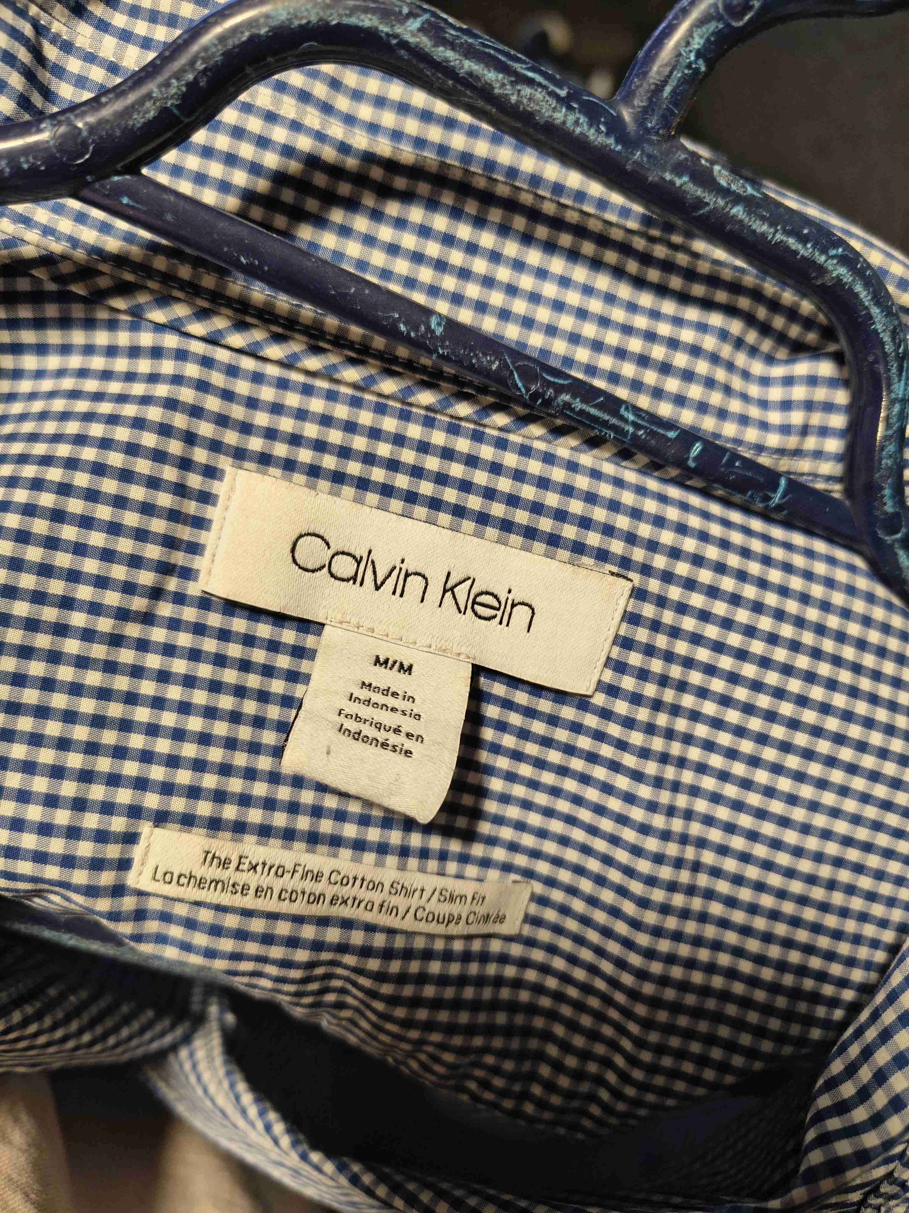 Camisa Calvin Klein a cuadros M - miniatura 3