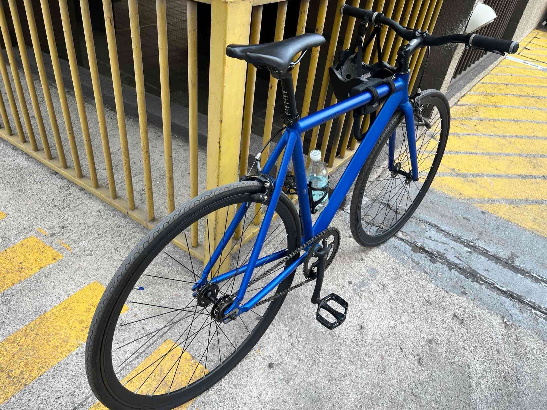 Bicicleta urbana P3 Cycles azul - miniatura 2