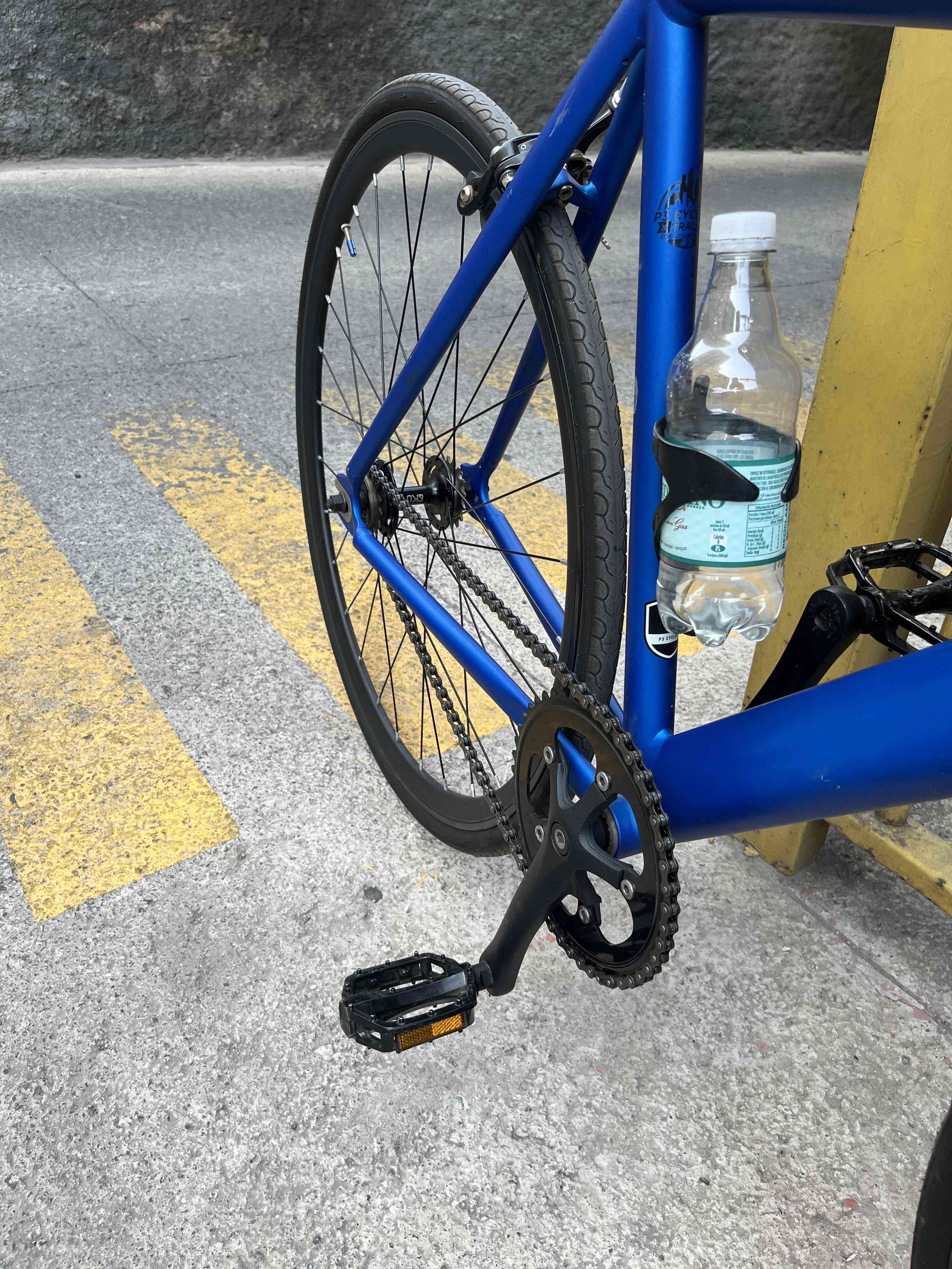 Bicicleta urbana P3 Cycles azul - miniatura 4