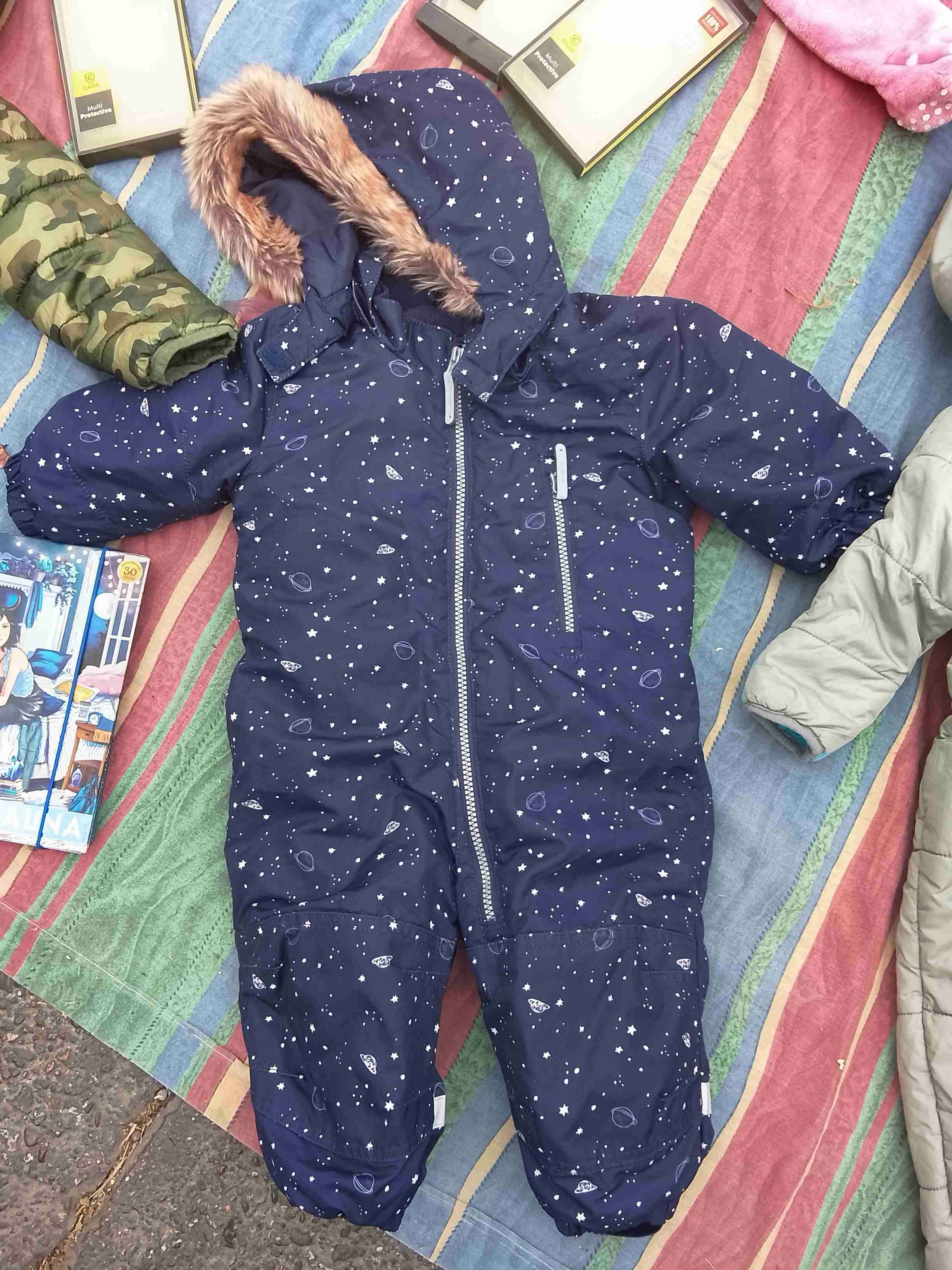 Enterito acolchado verde bebé - 2