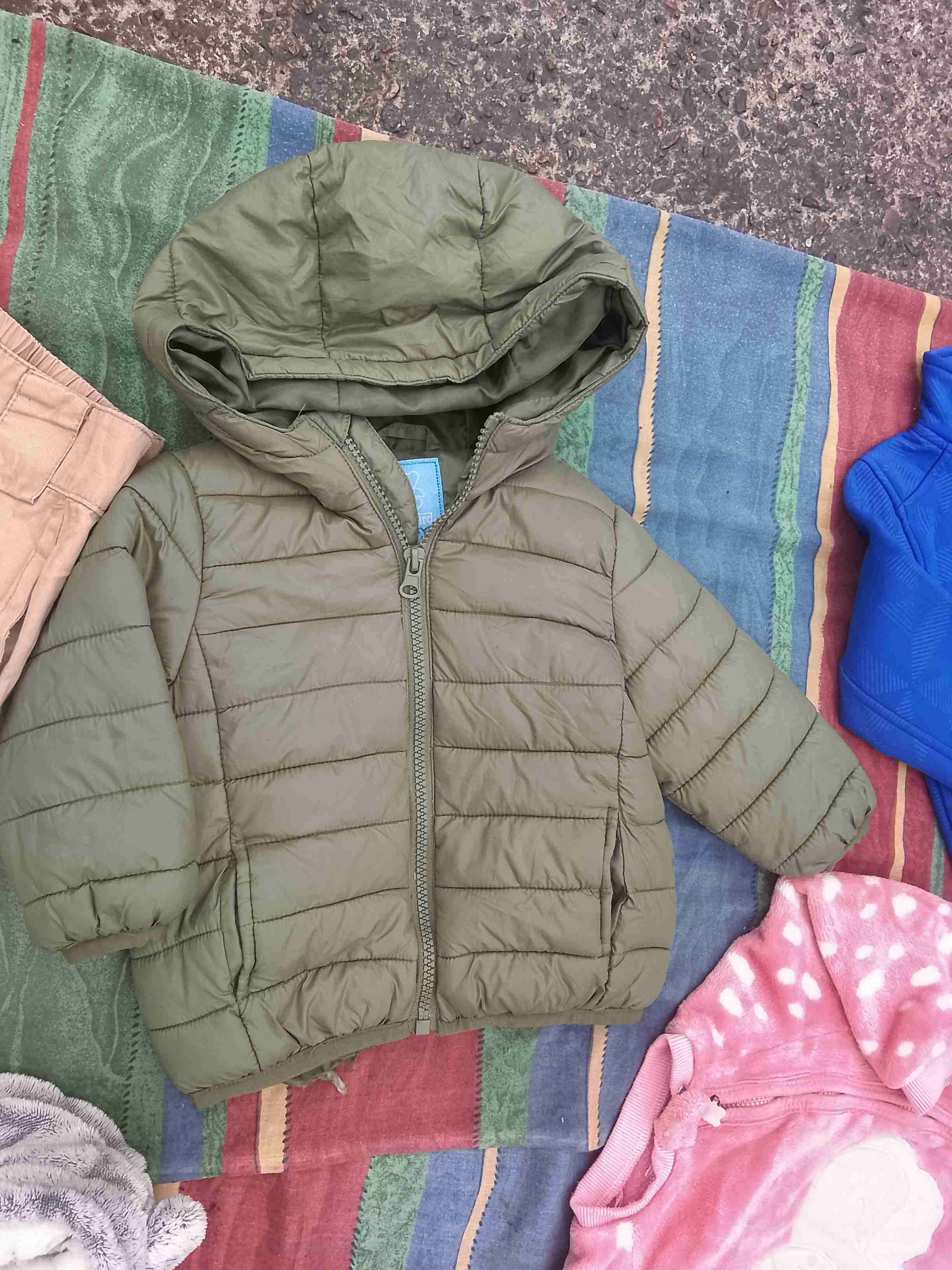 Enterito acolchado verde bebé - 4