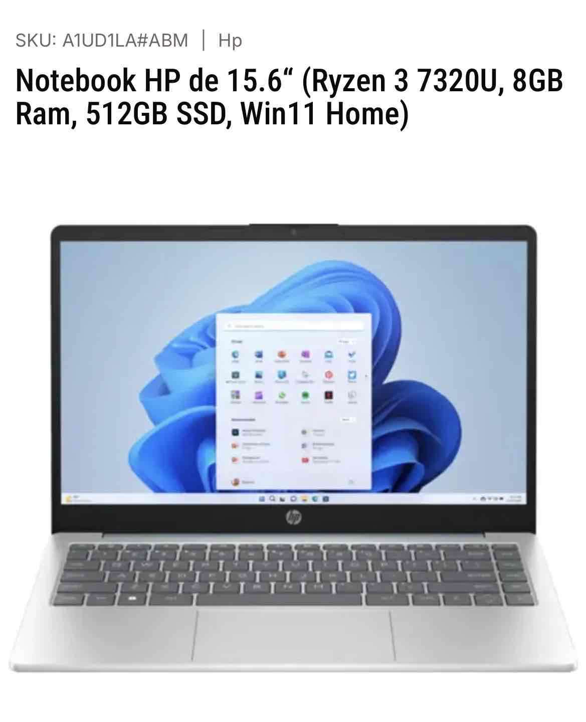 Laptop HP Intel i5 8GB RAM - 4