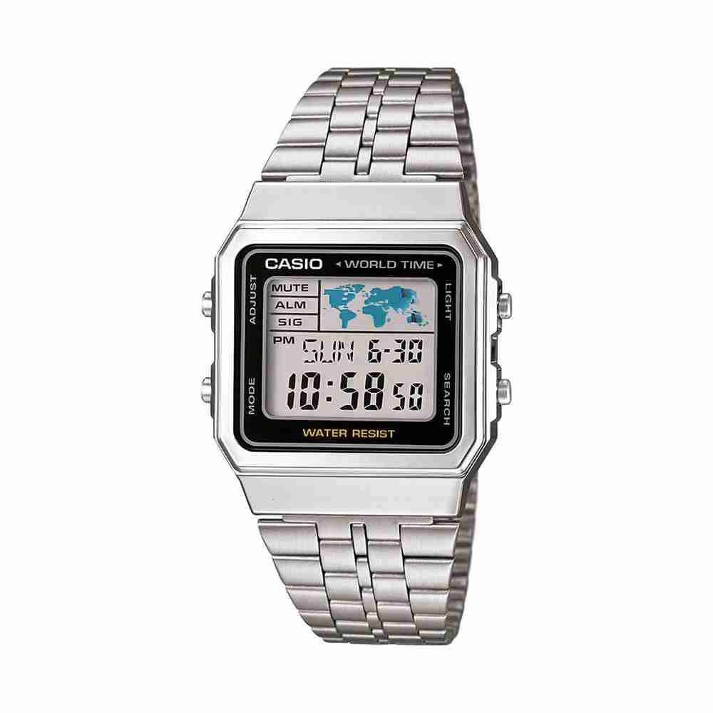 Reloj Casio digital plateado - miniatura 1