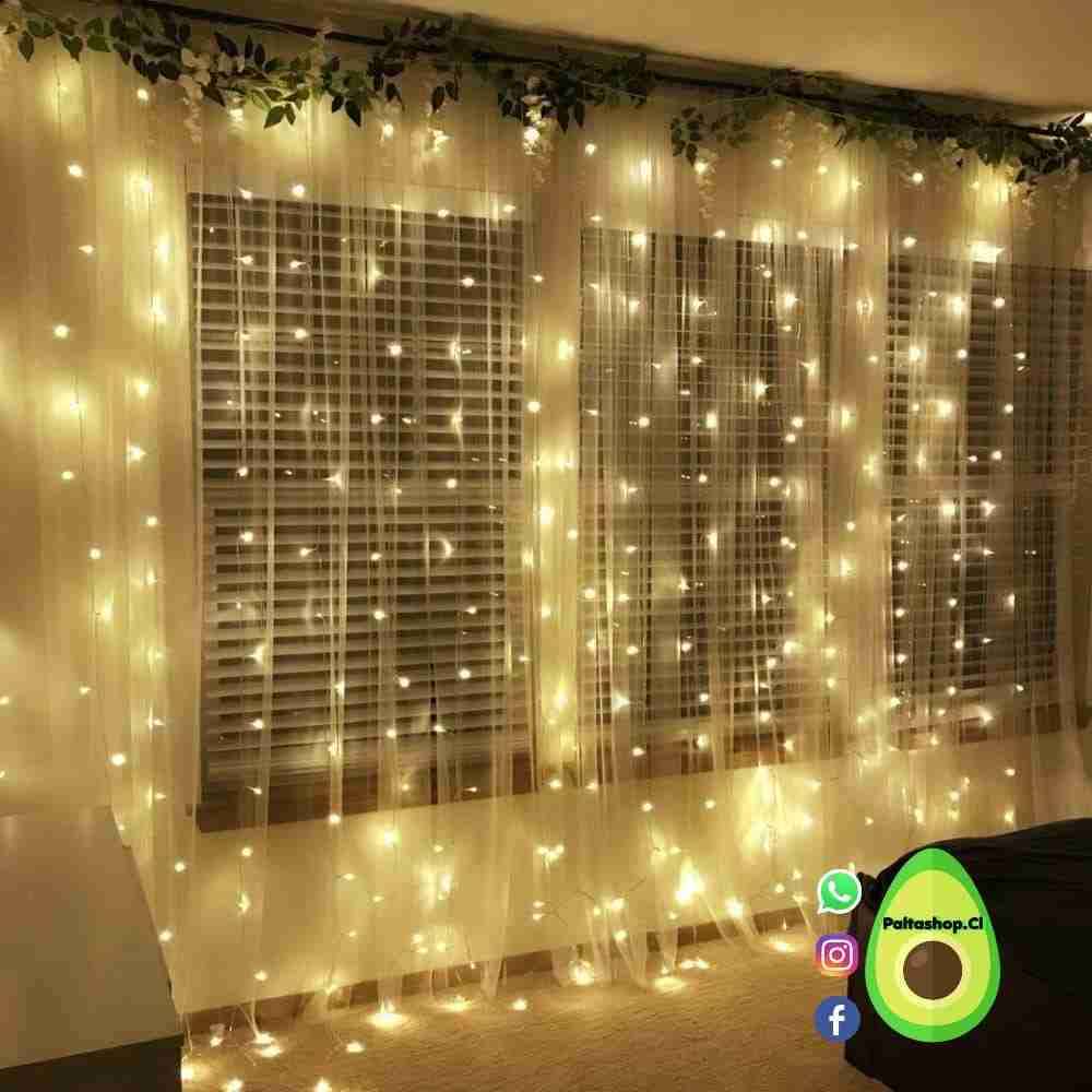 Cortina de luces LED cálidas - miniatura 2