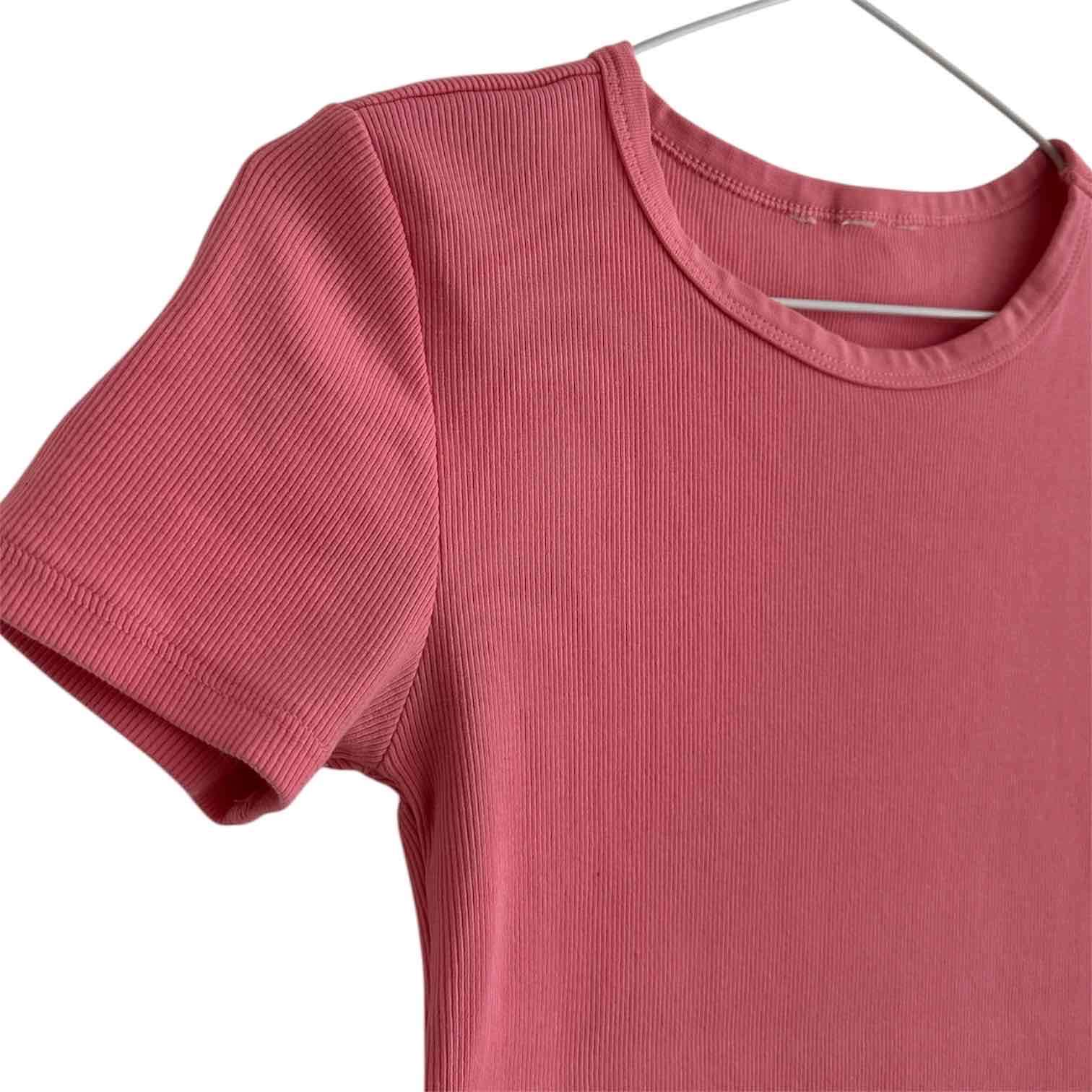 Polera rosa manga corta - miniatura 2