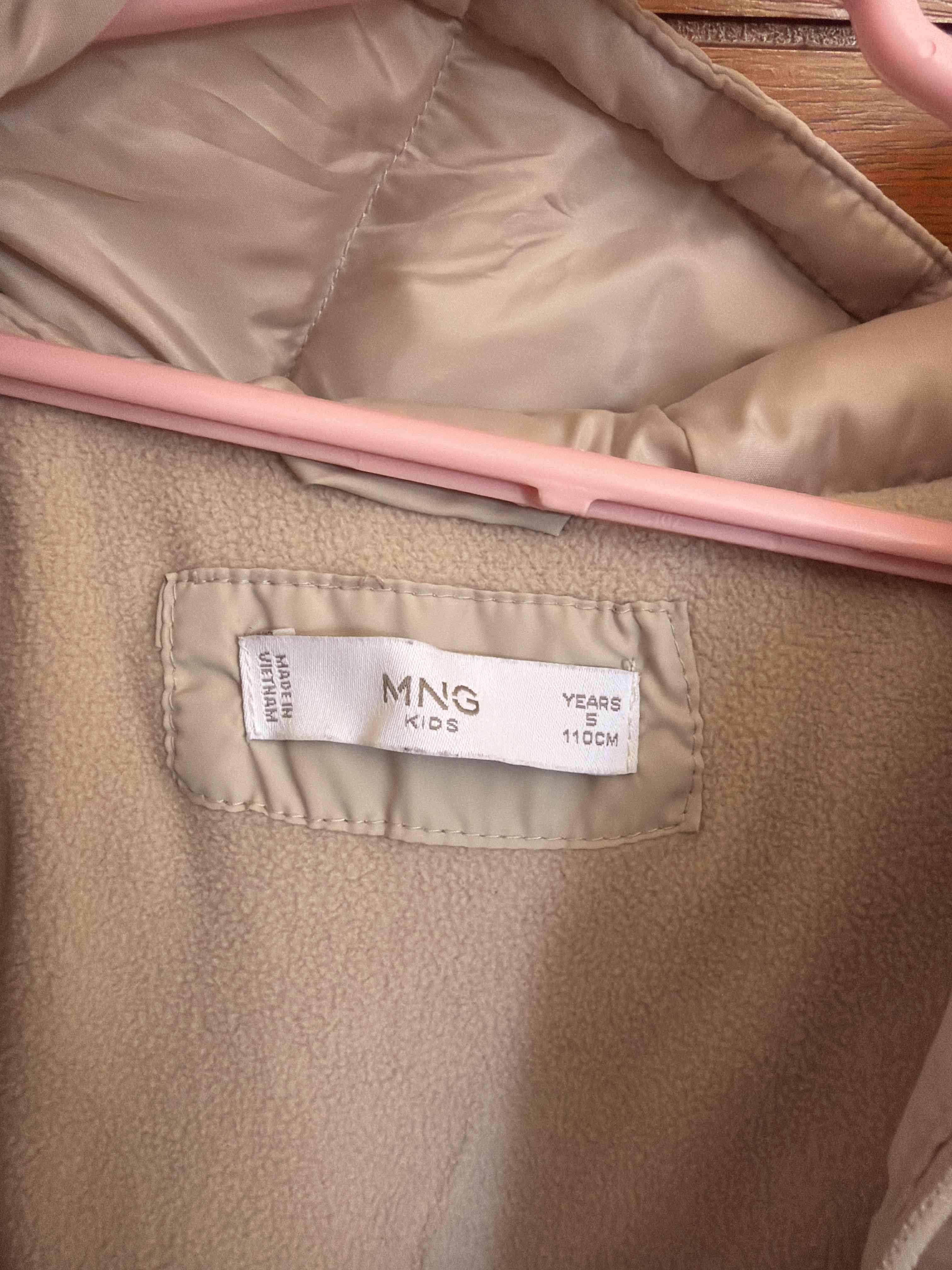 Parka beige niña talla 5 - miniatura 3