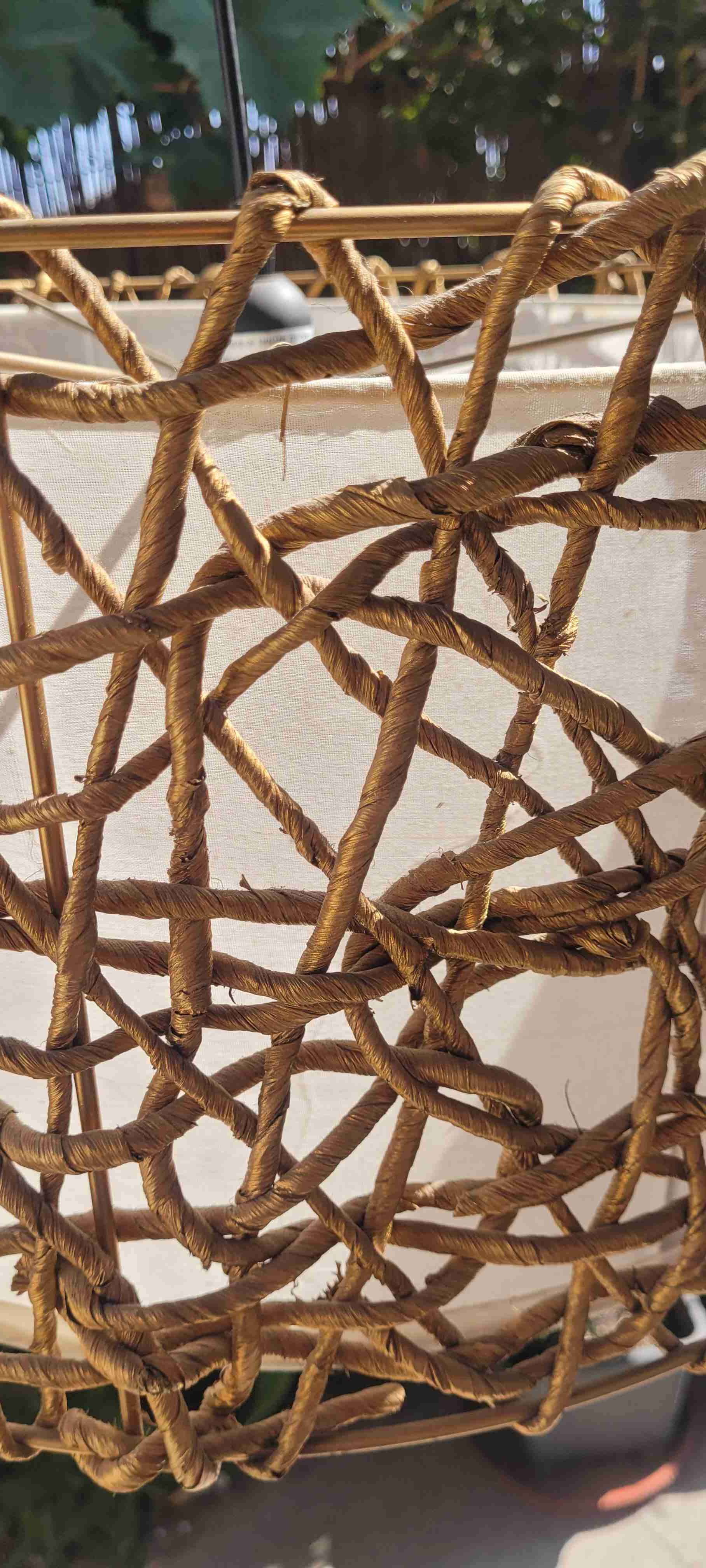 Lámpara colgante de mimbre - miniatura 4