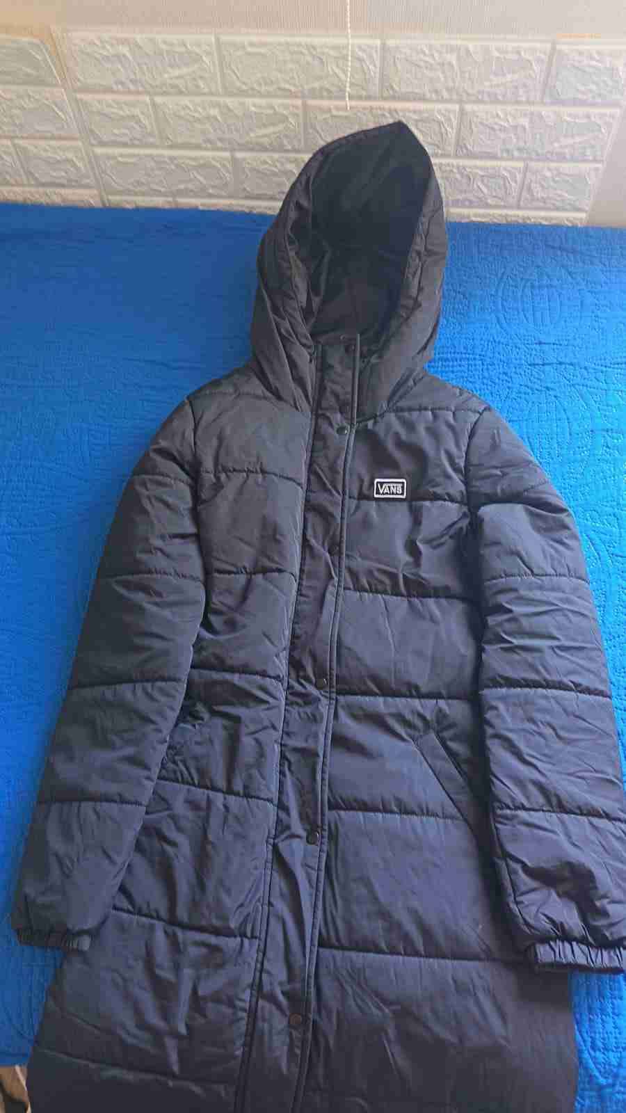 Parka negra con capucha Vans - miniatura 1