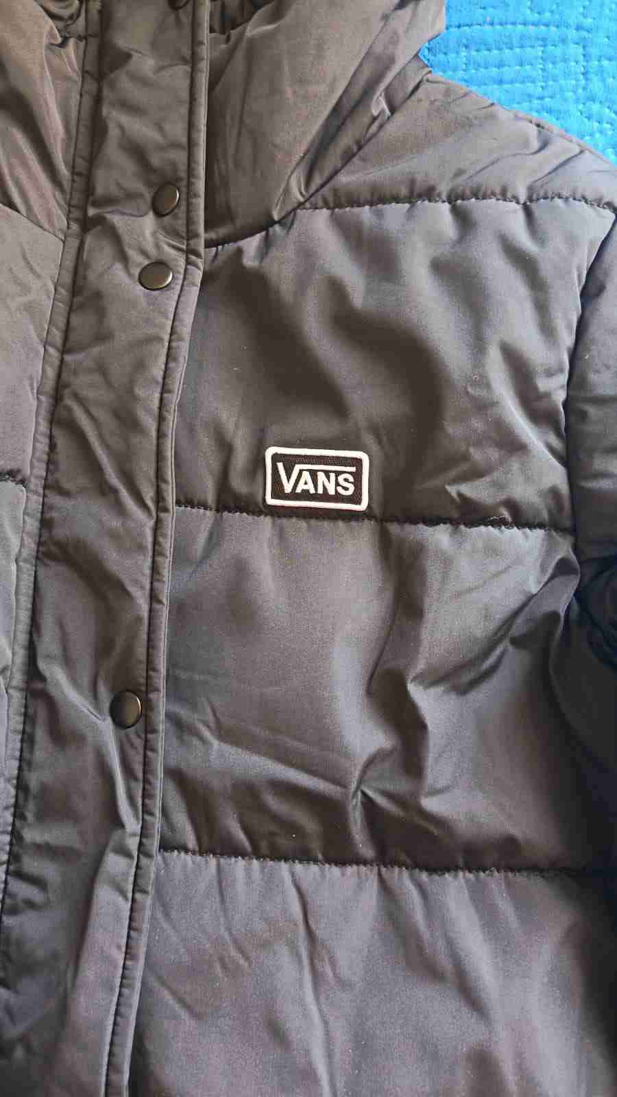 Parka negra con capucha Vans - miniatura 3