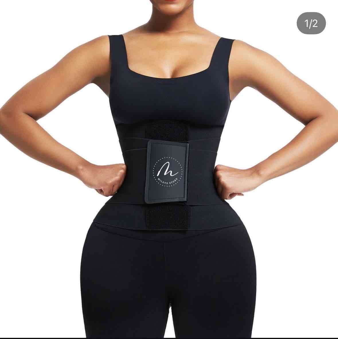 Cinturilla negra de compresión