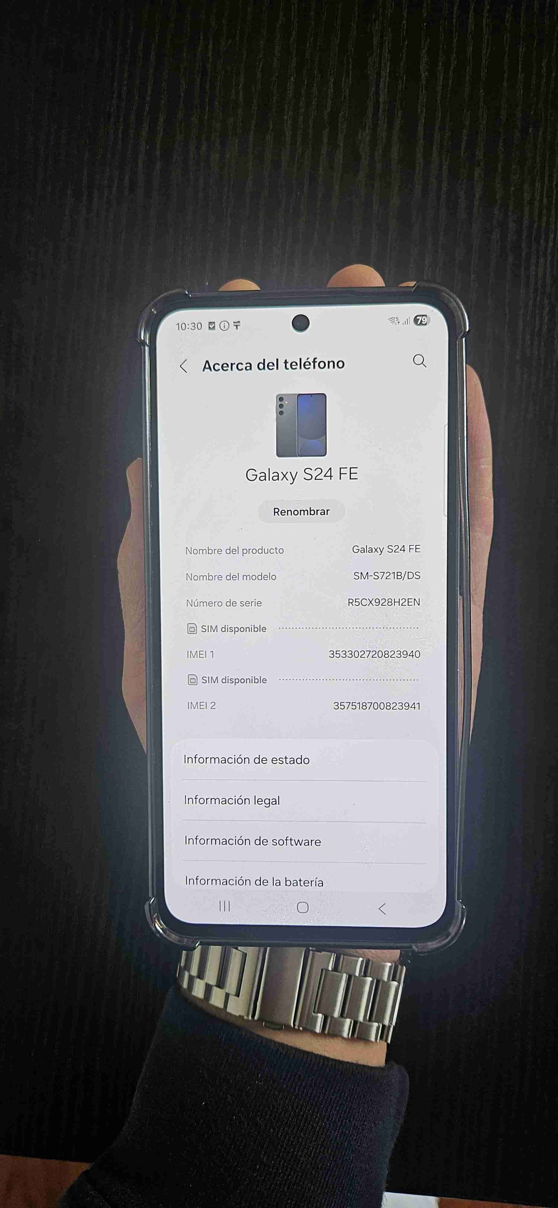 Samsung S24 FE 256GB 8 ram con 2 sim - 3