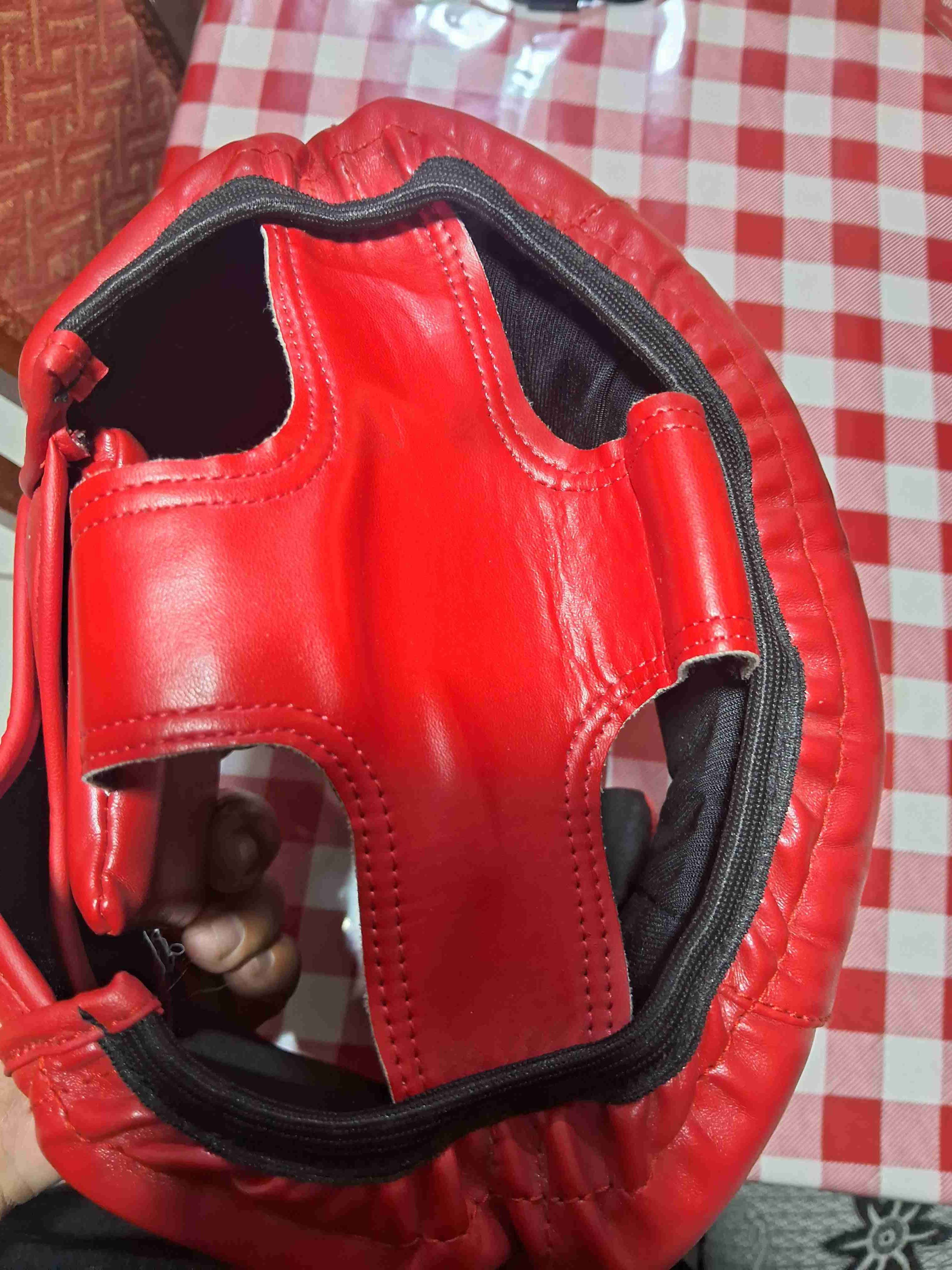 Cabezal de boxeo,artes marciales (rojo) - 3