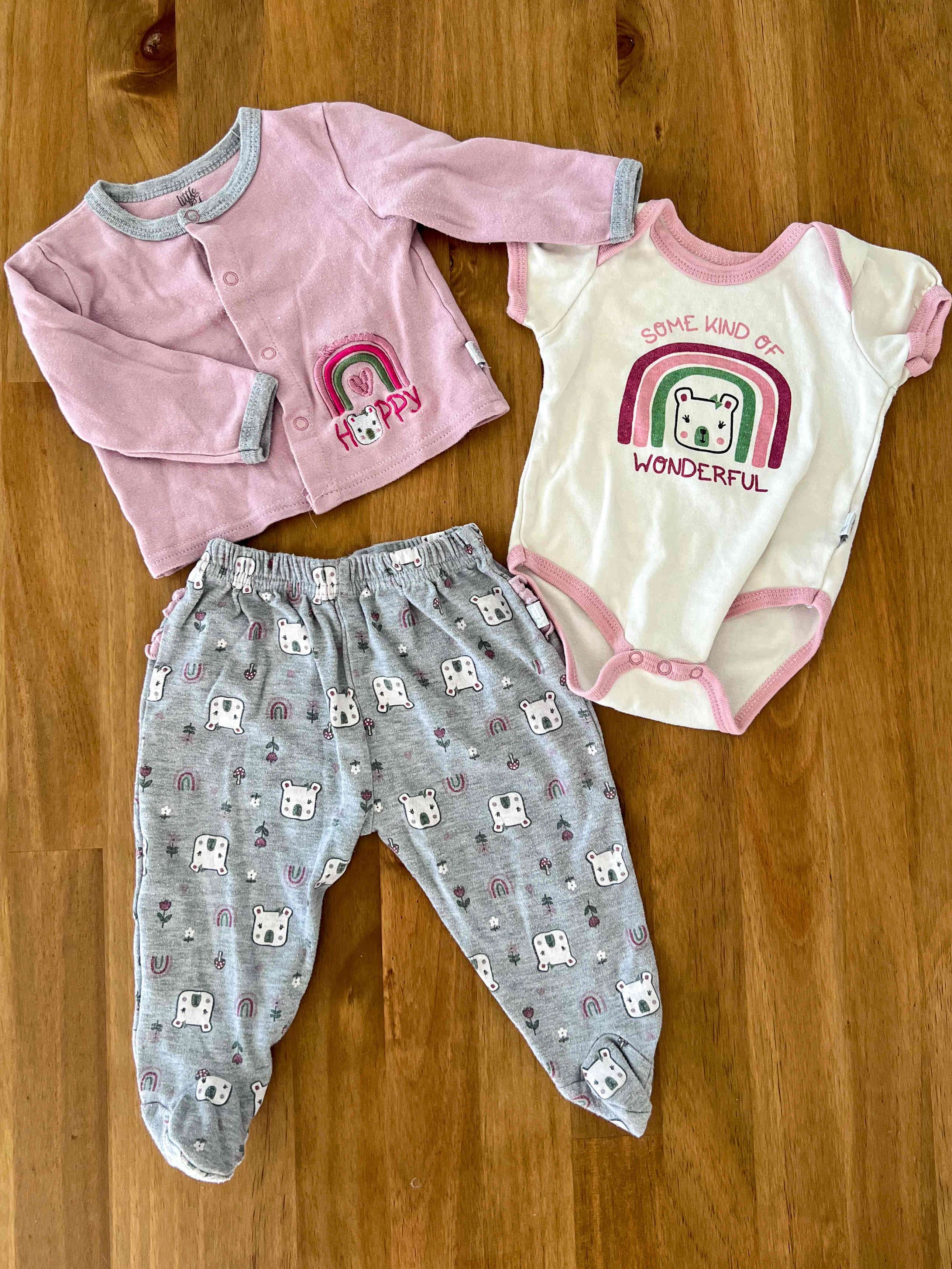 Pijama de 3 piezas bebé