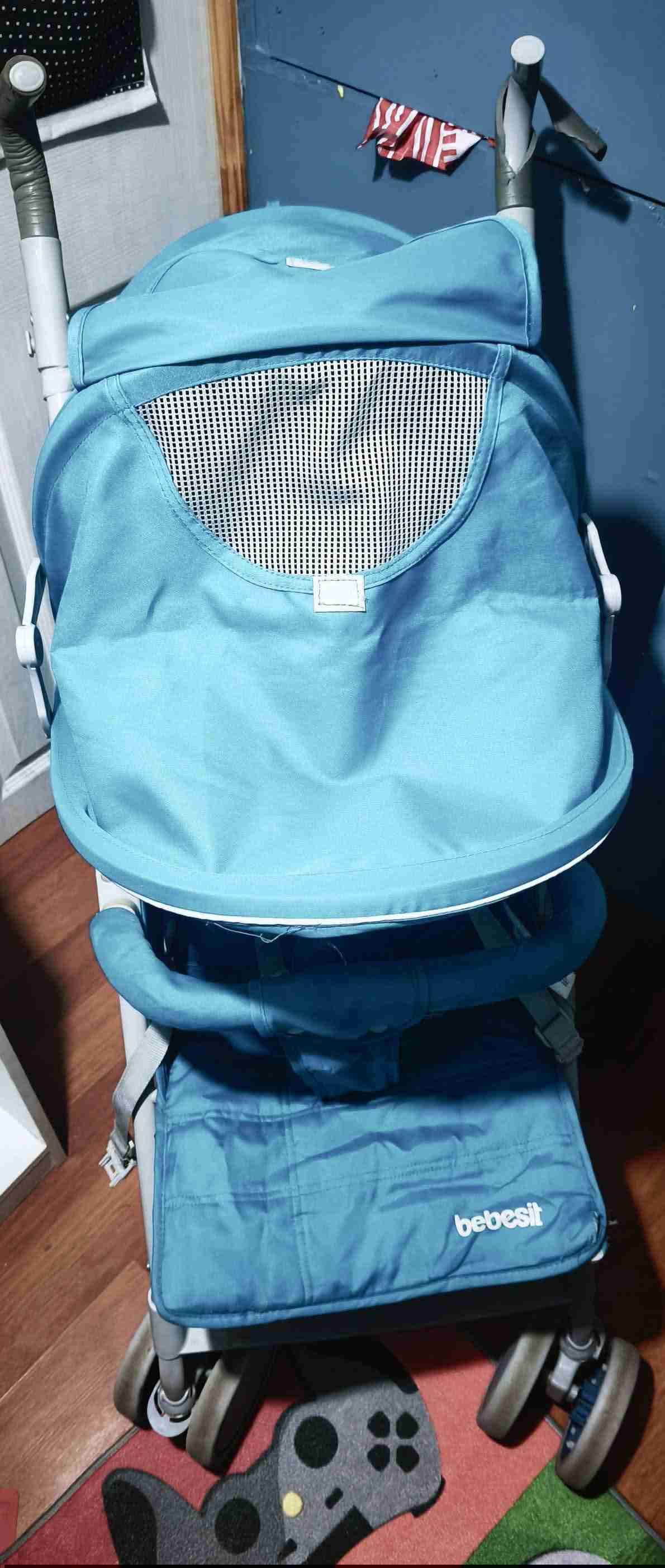 Coche para bebé azul Bebesit - miniatura 1