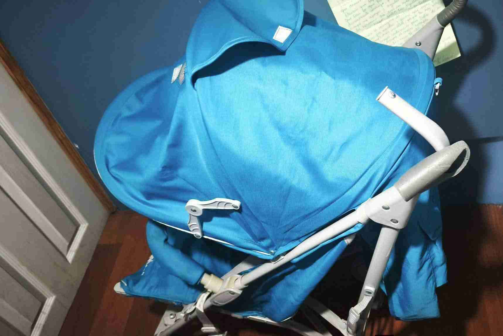 Coche para bebé azul Bebesit - miniatura 4