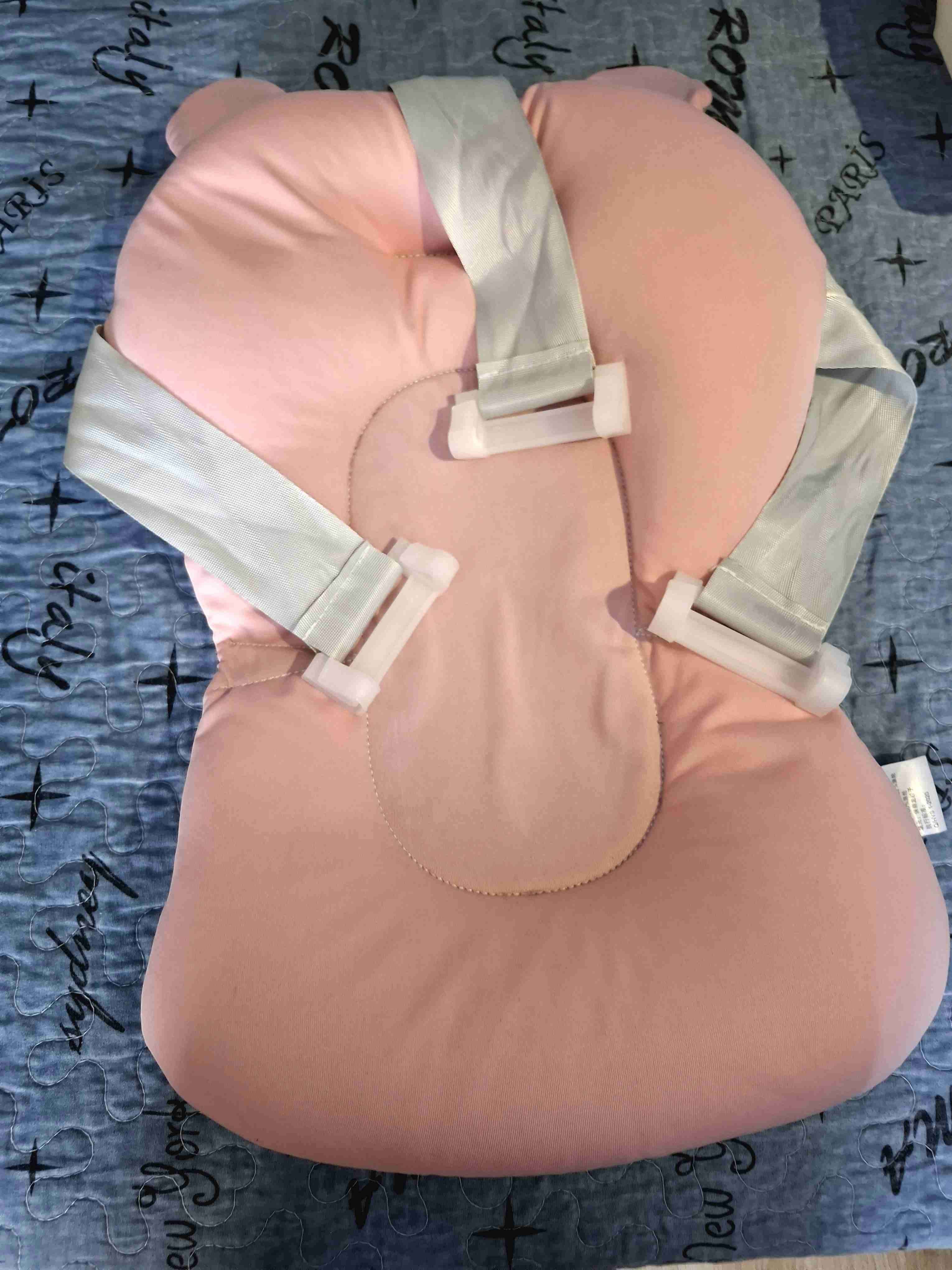 Cojín para bañar bebé rosado