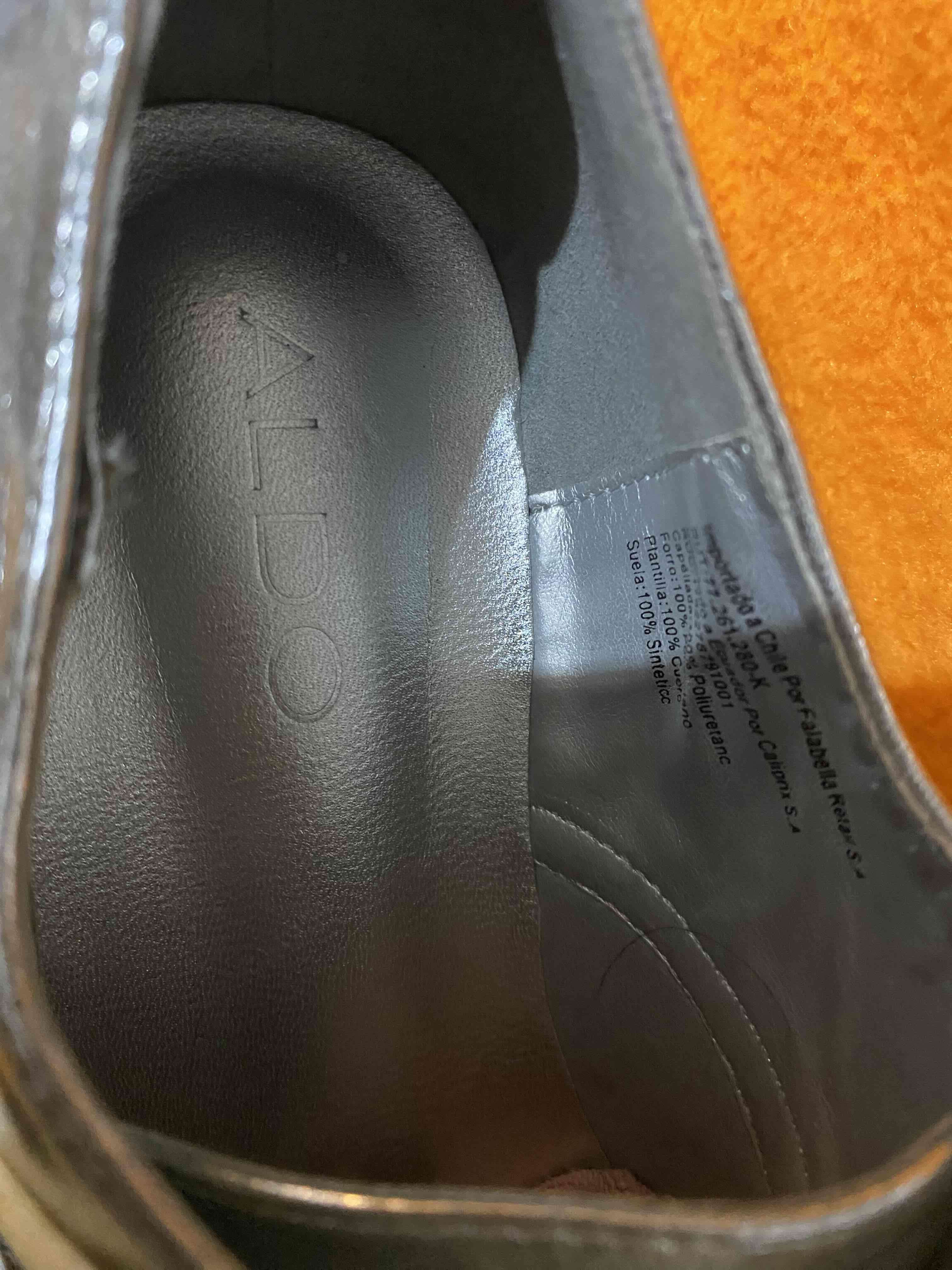 Zapatos plateados con plataforma - miniatura 4