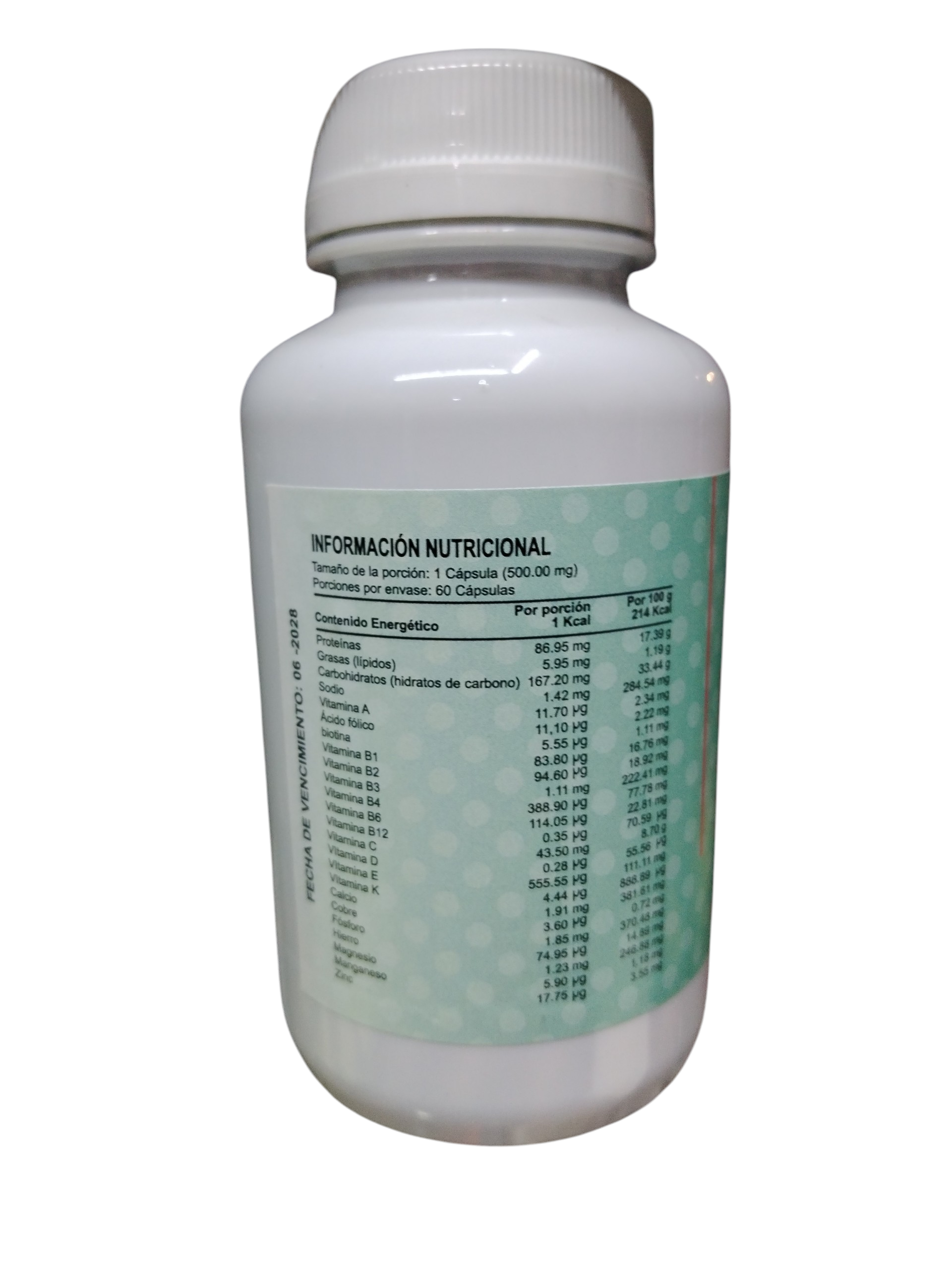 Suplemento alimenticio Incasol 60 Cáps. - miniatura 2