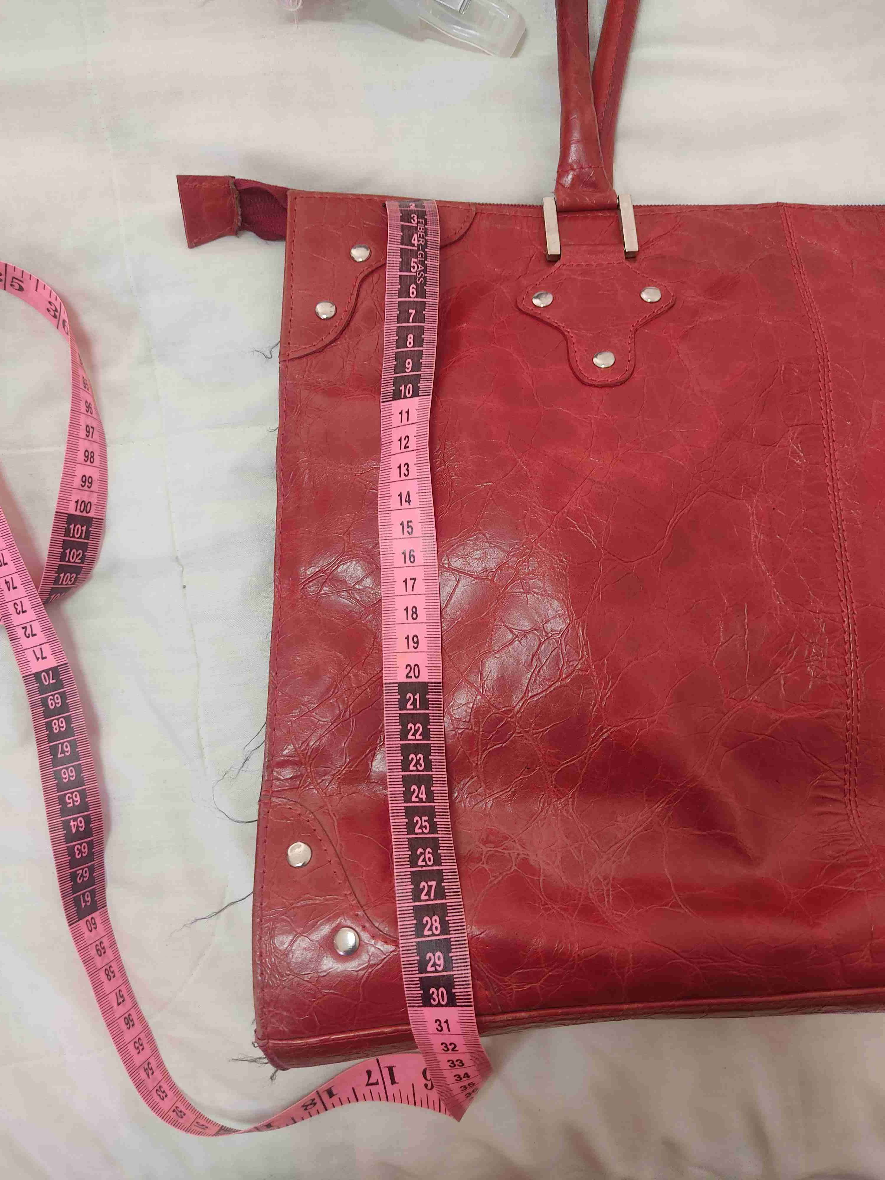 Cartera de cuero roja - miniatura 3