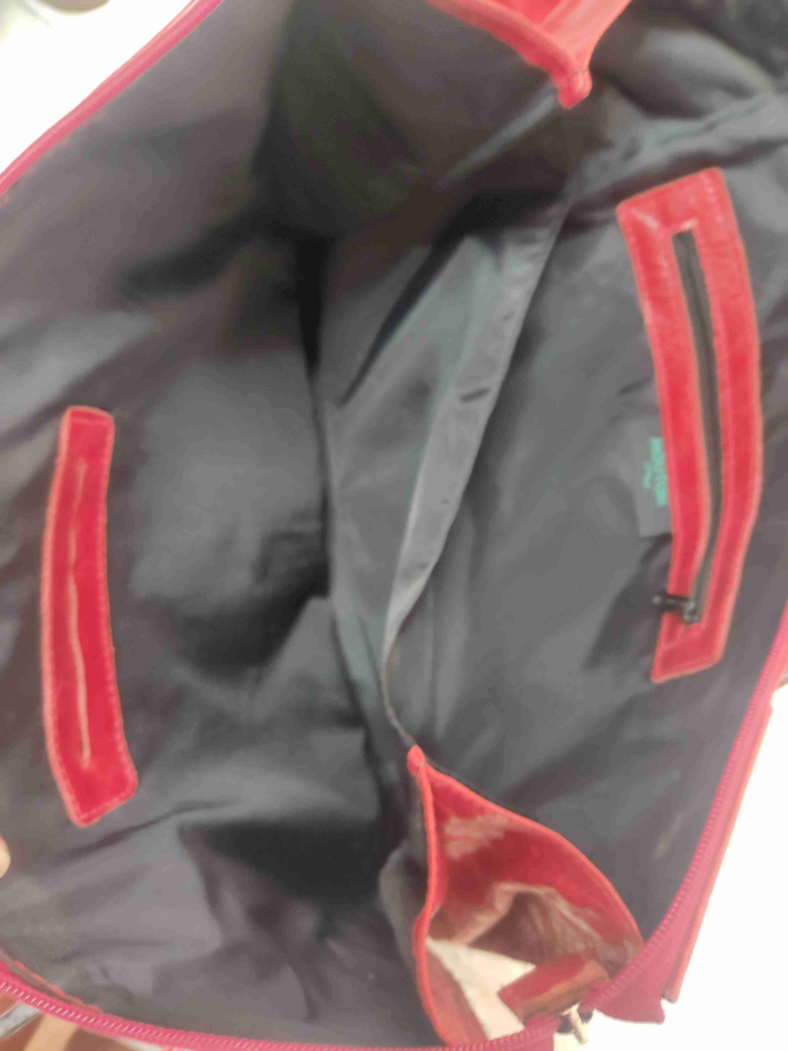 Cartera de cuero roja - miniatura 5