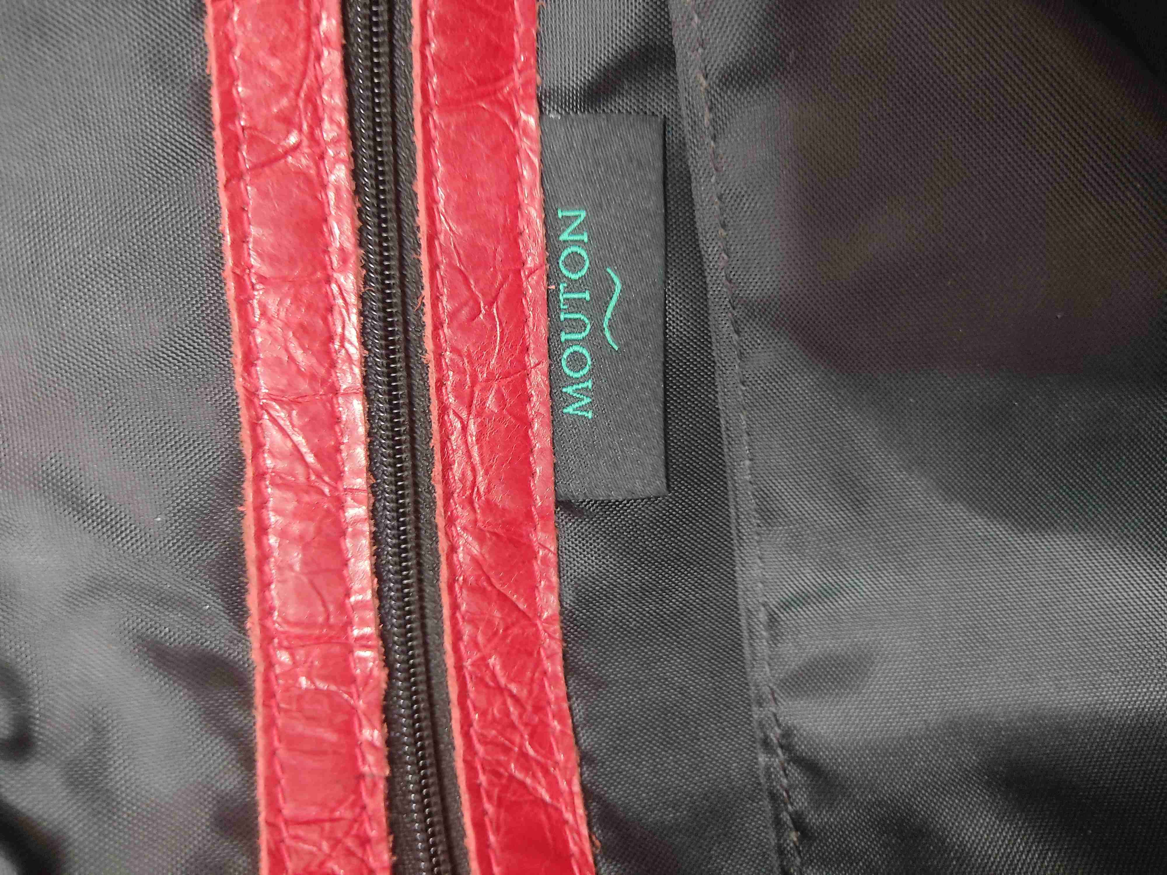 Cartera de cuero roja - miniatura 6