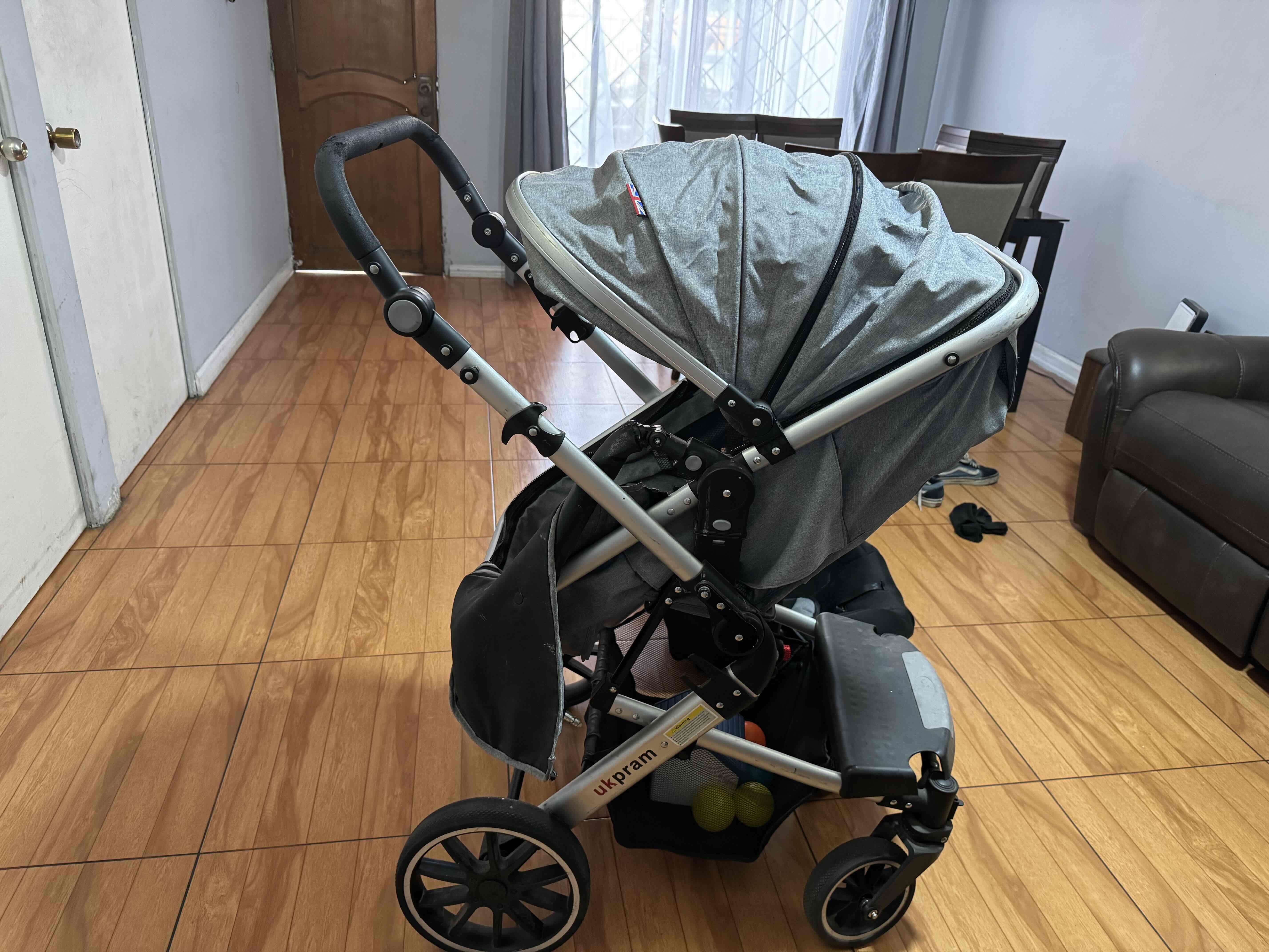 Coche convertible 3 en 1 gris - miniatura 2