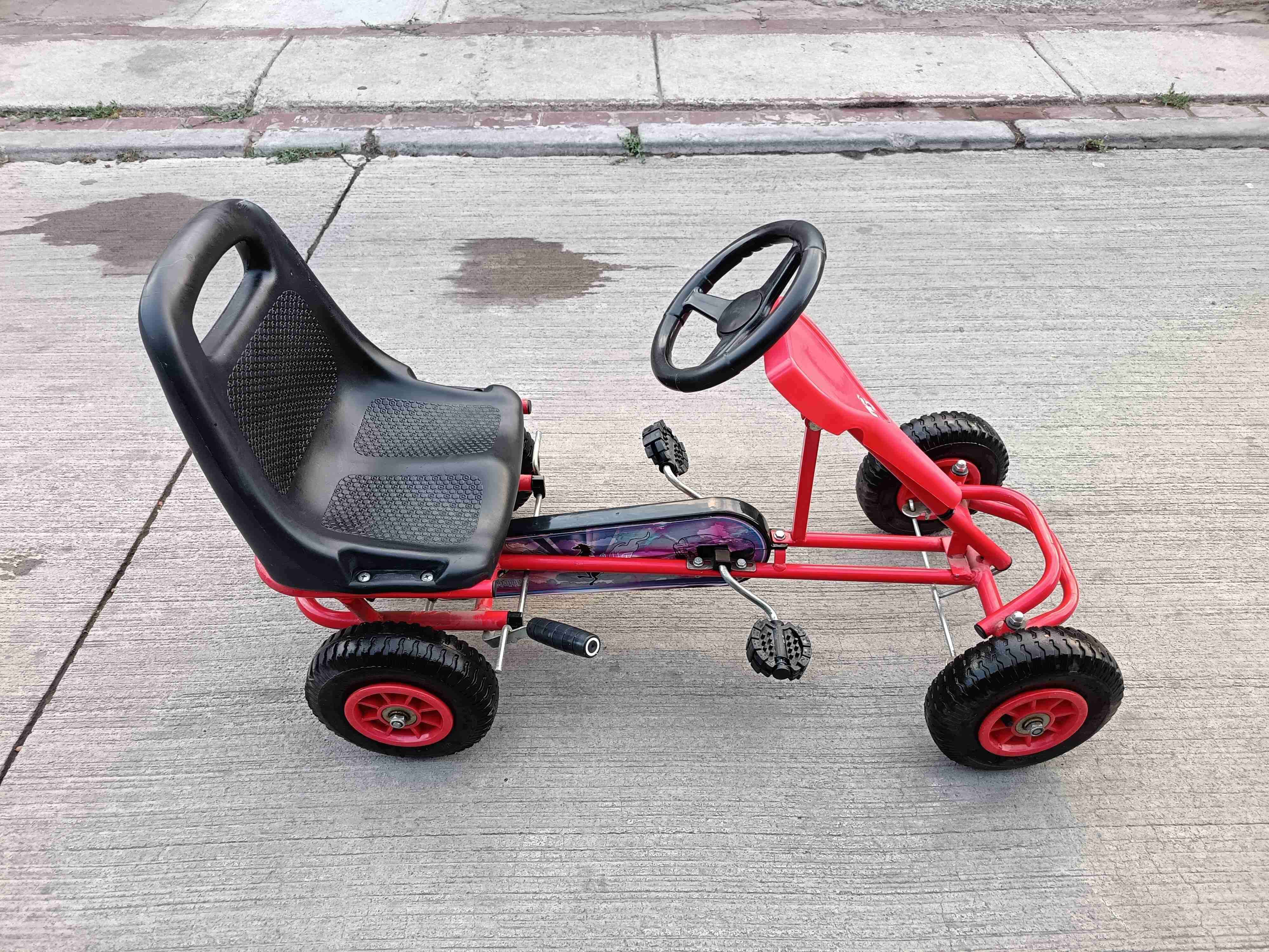 Kart para niños rojo - miniatura 4