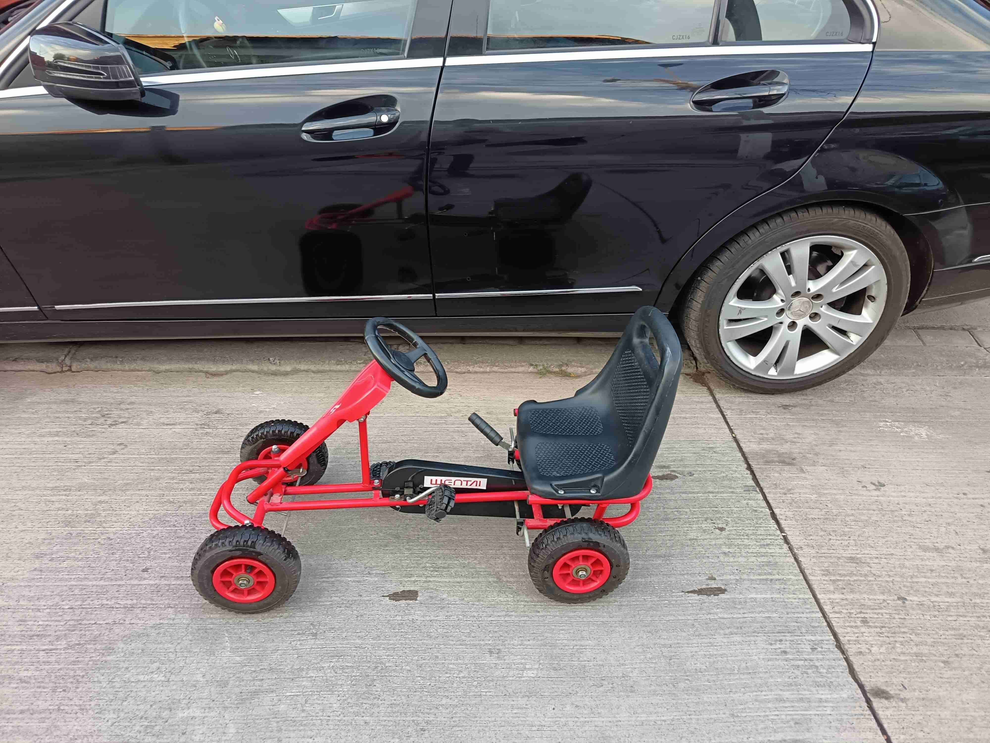 Kart para niños rojo - miniatura 6