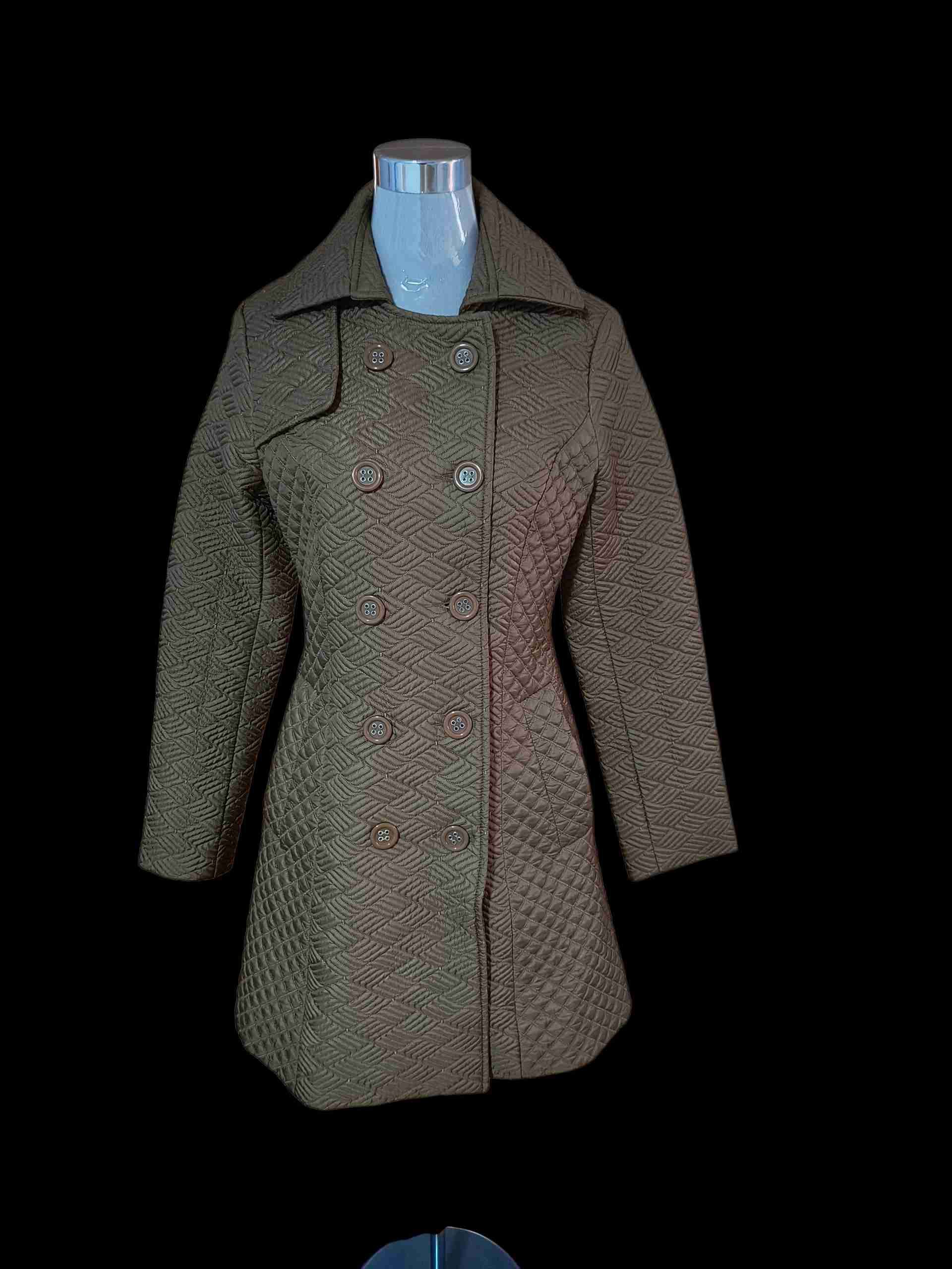 Abrigo acolchado café Nicopoly - miniatura 1