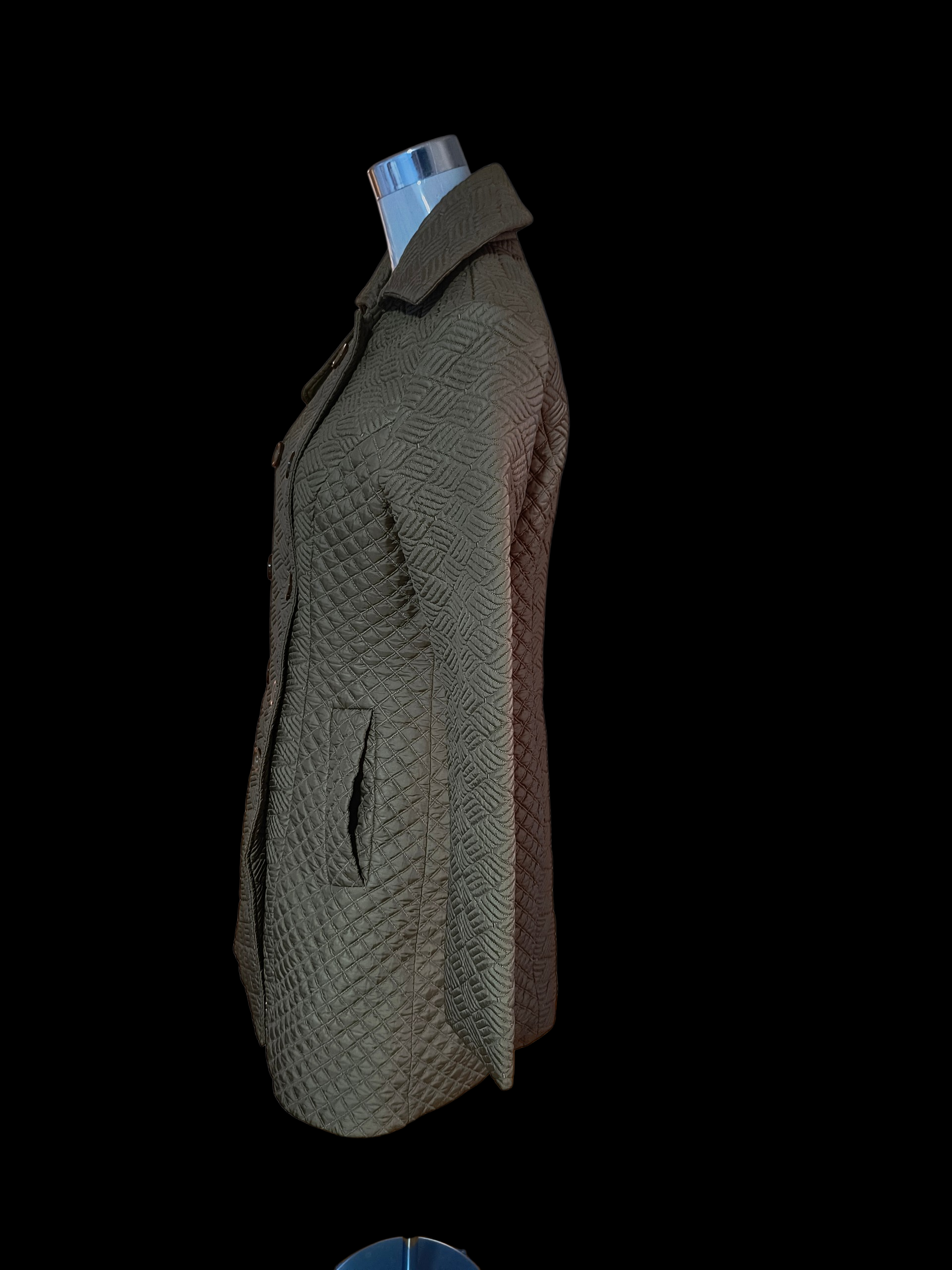 Abrigo acolchado café Nicopoly - miniatura 2