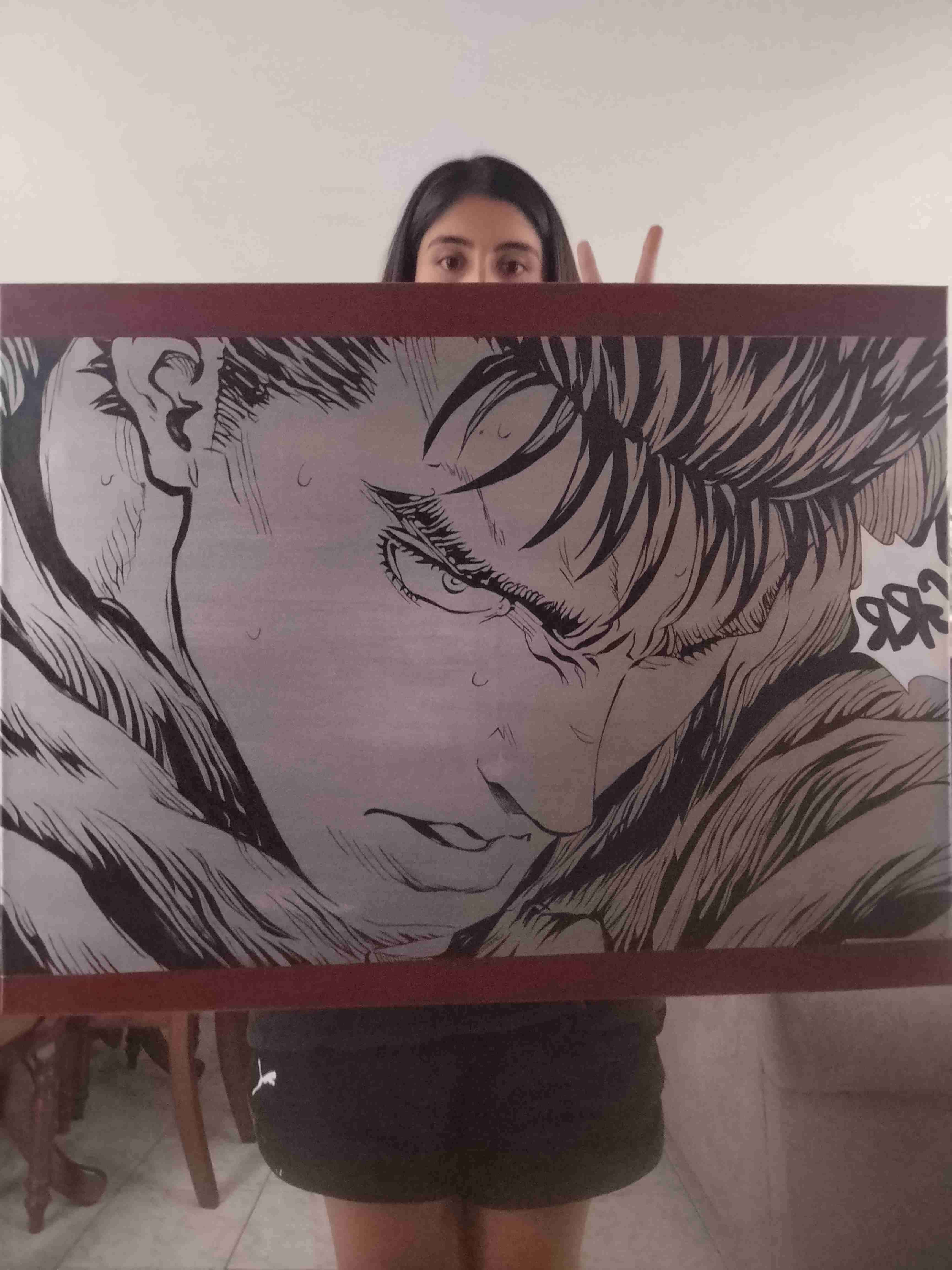 Cuadro de arte anime