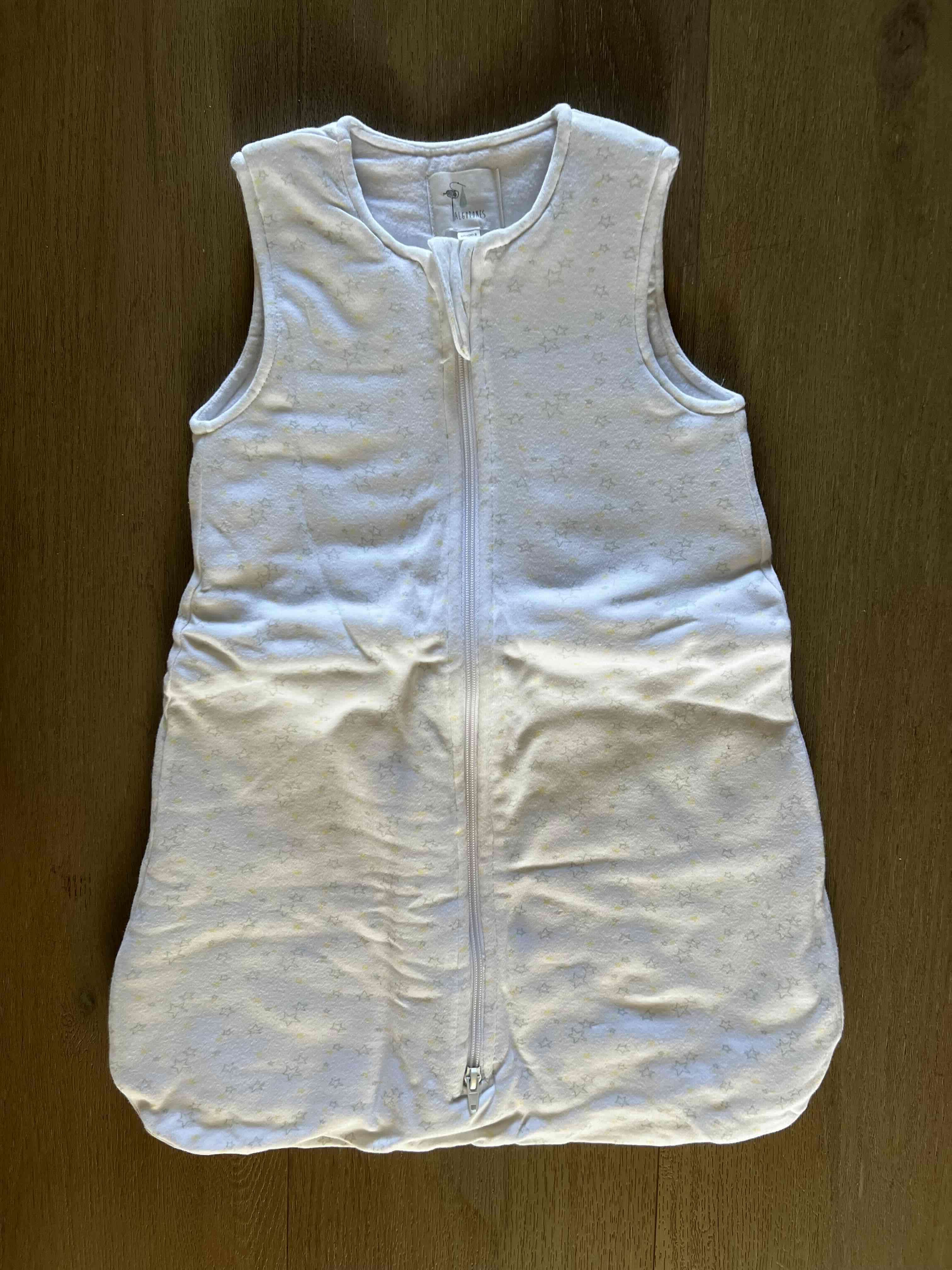 Saco de dormir para bebé estrella amarillo/gris - miniatura 1