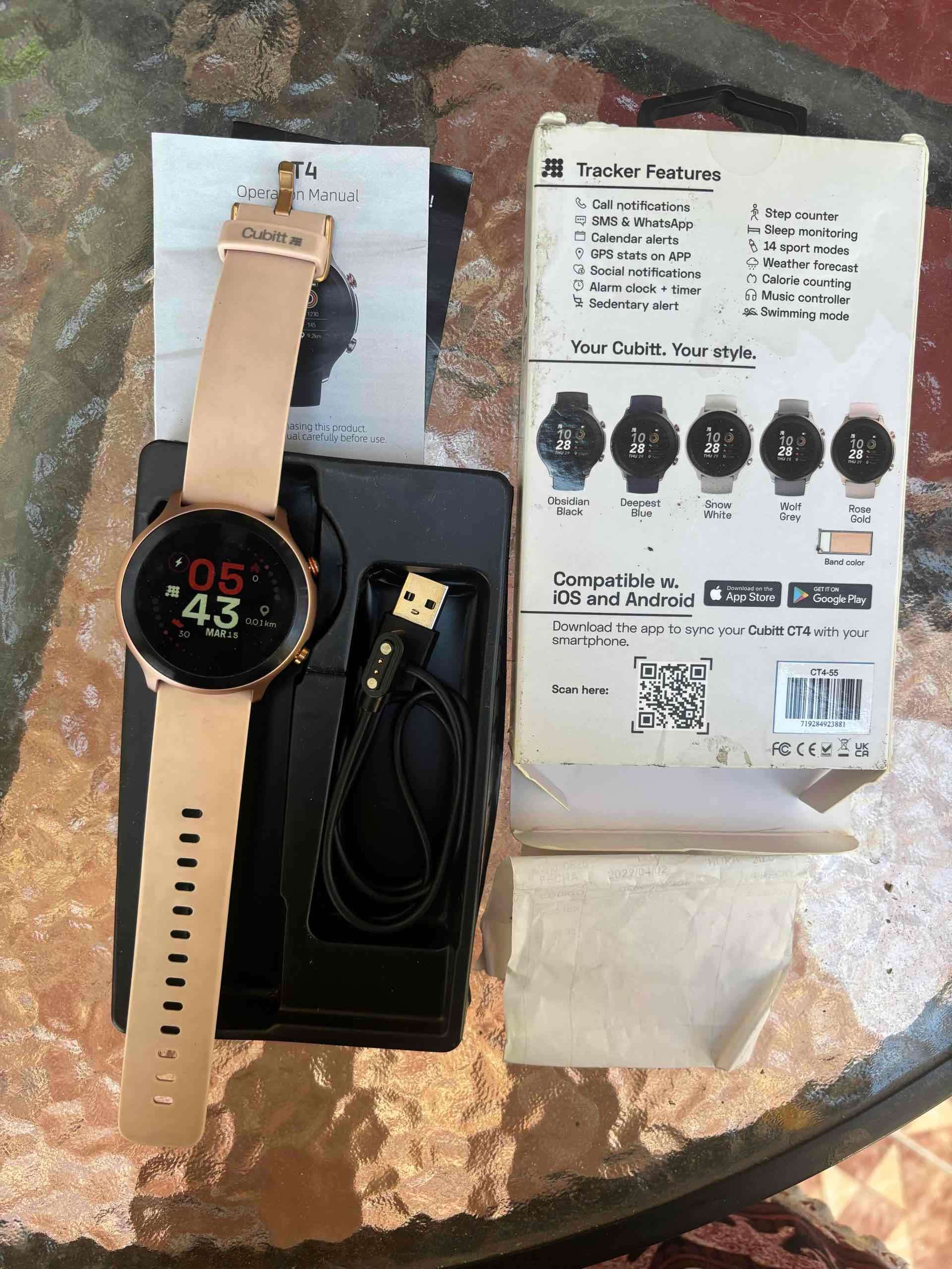 Smartwatch Cubitt CT4 Rose Gold - miniatura 1
