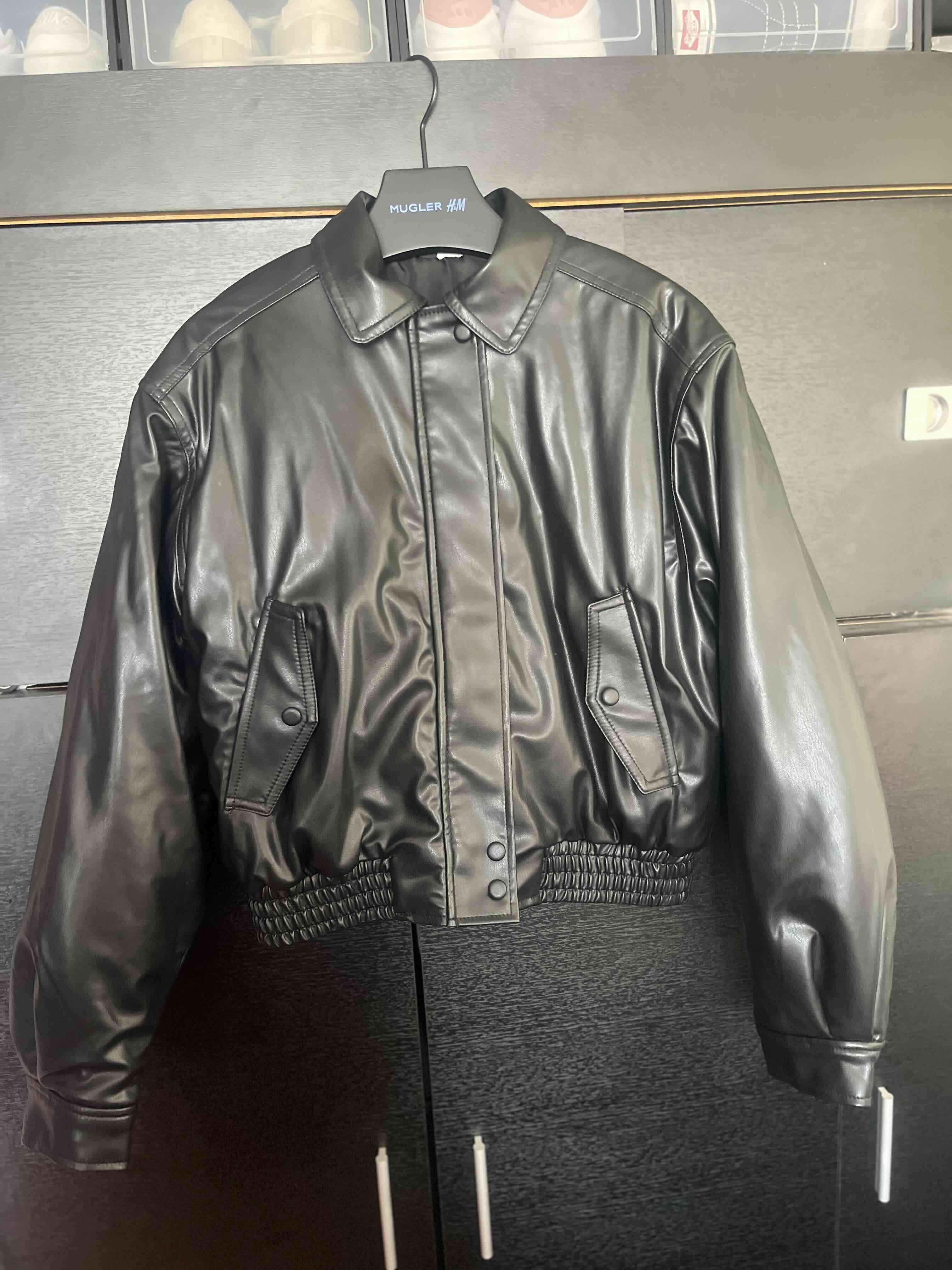 Chaqueta bomber de cuero - 1