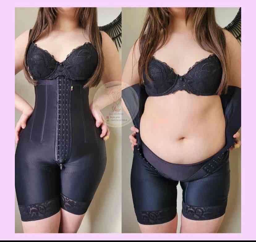 Faja con varillas negro, alta compresión - miniatura 3