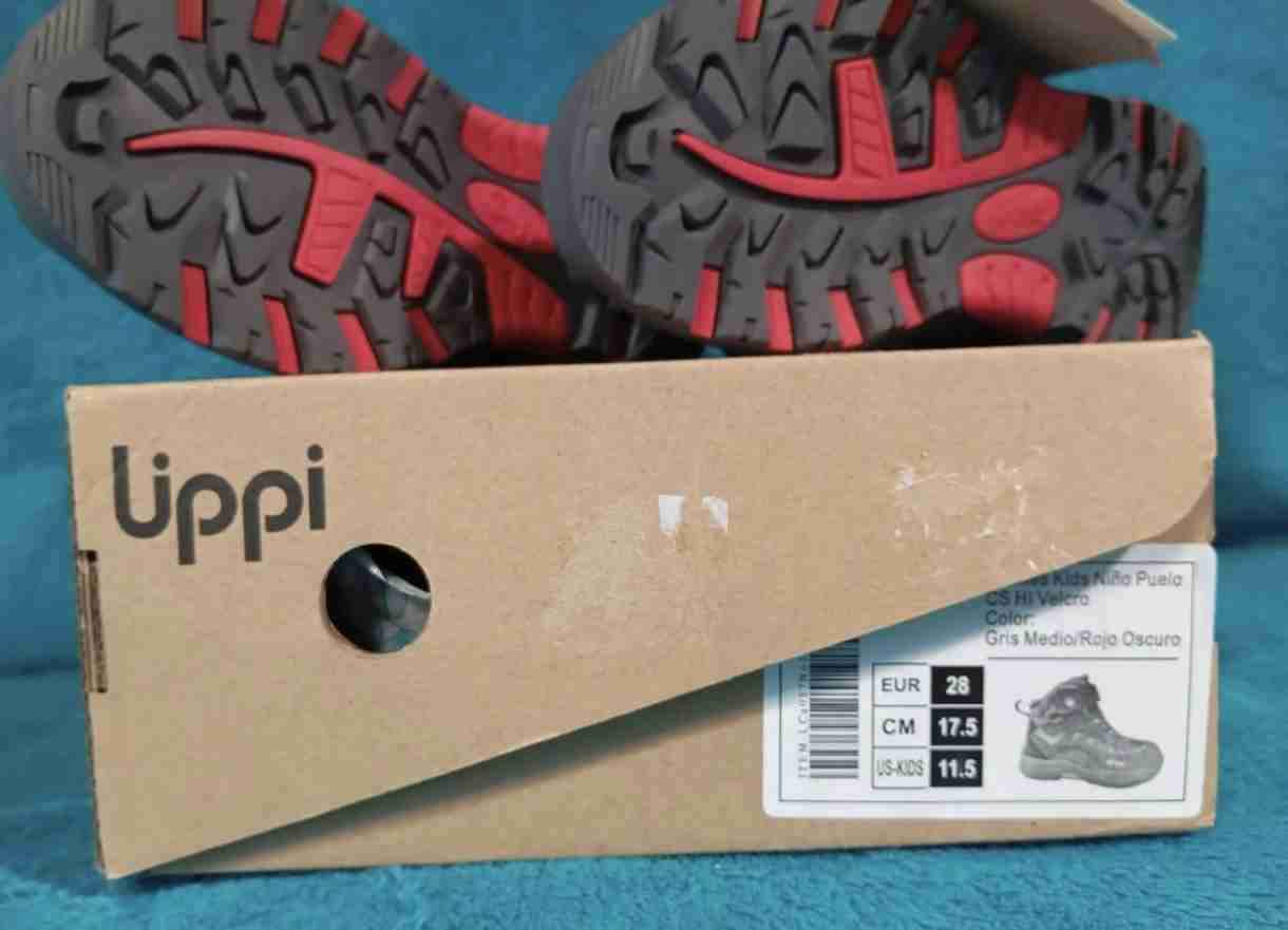 Botas de niño gris y rojo - miniatura 3