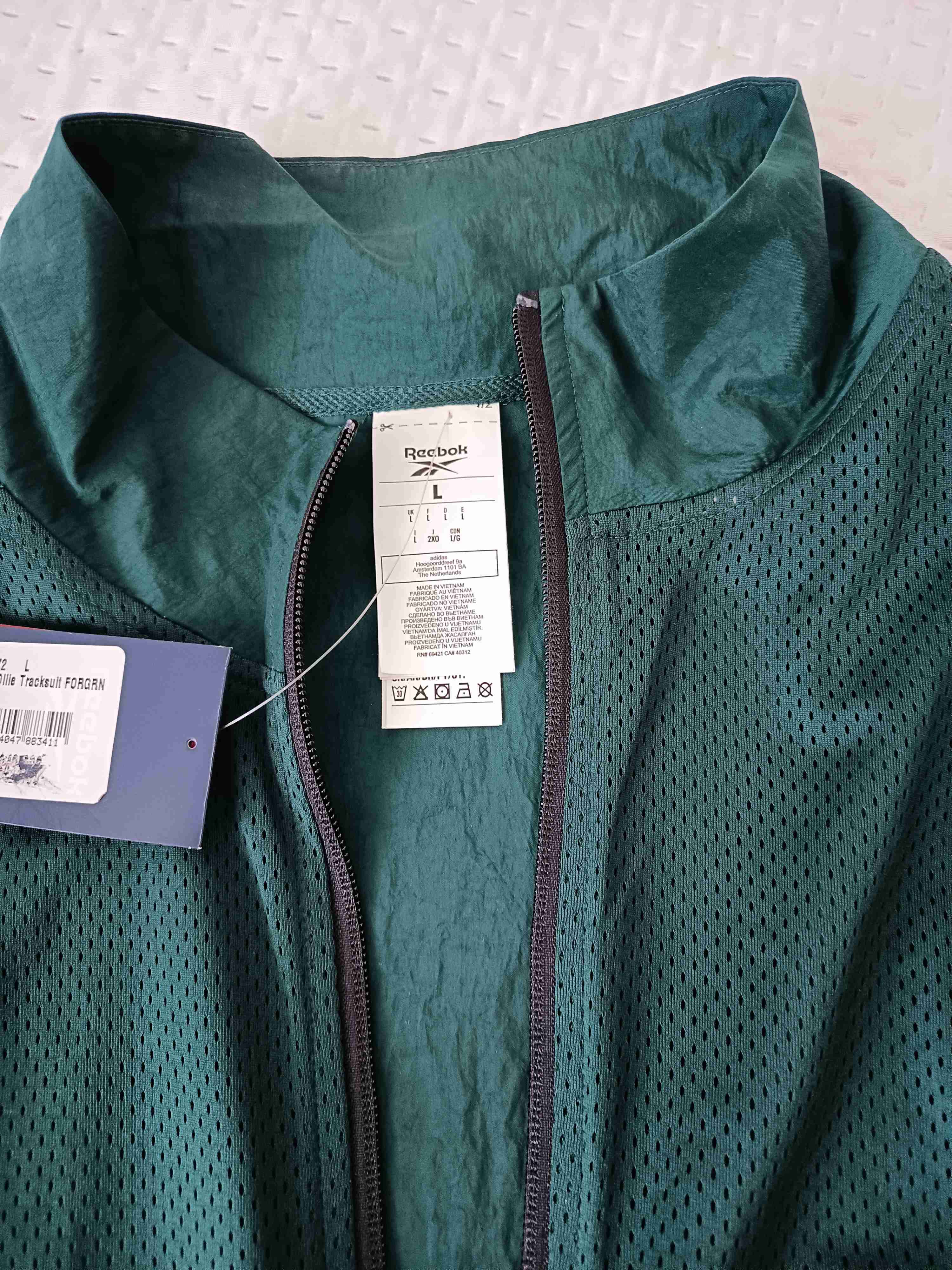 Chaqueta cortaviento verde - miniatura 2