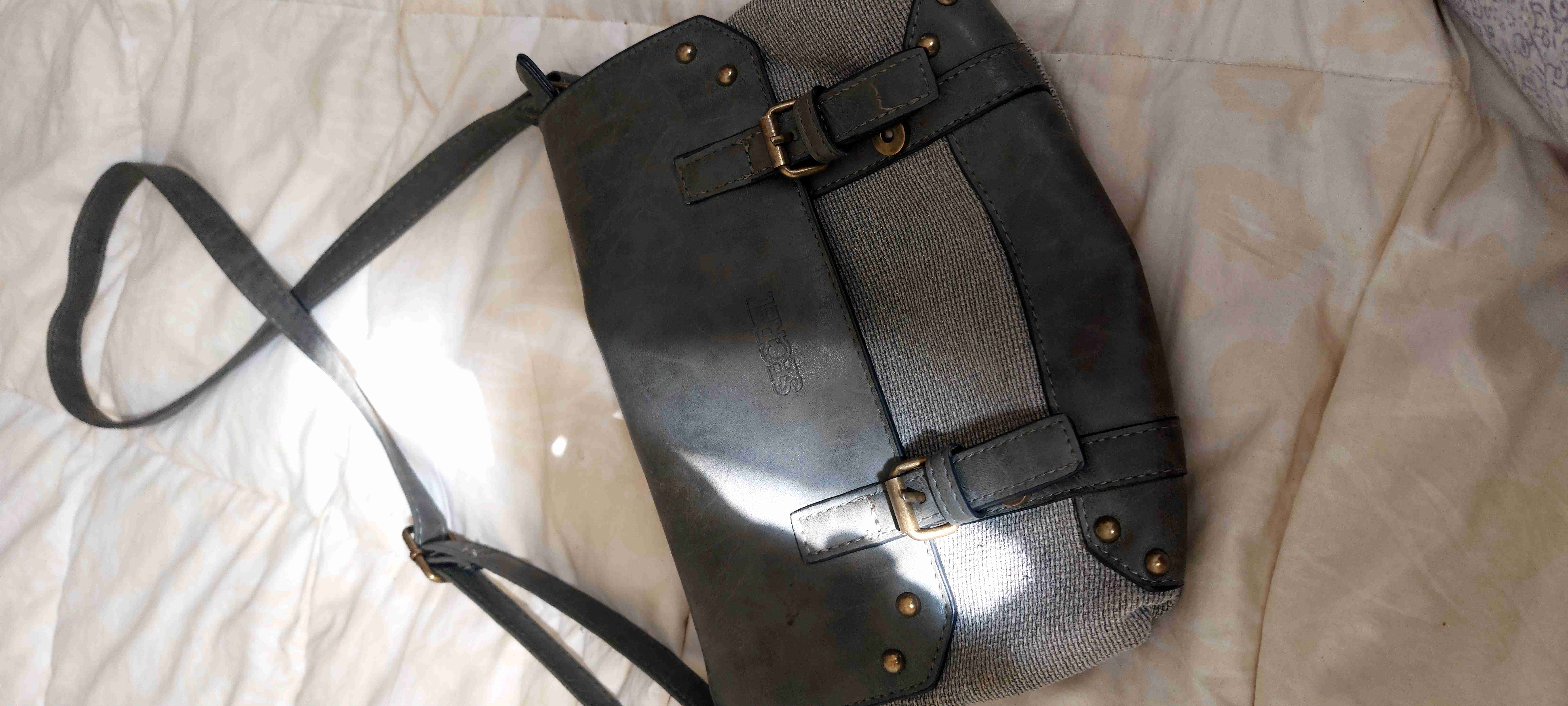 Cartera gris Secret casual - miniatura 1