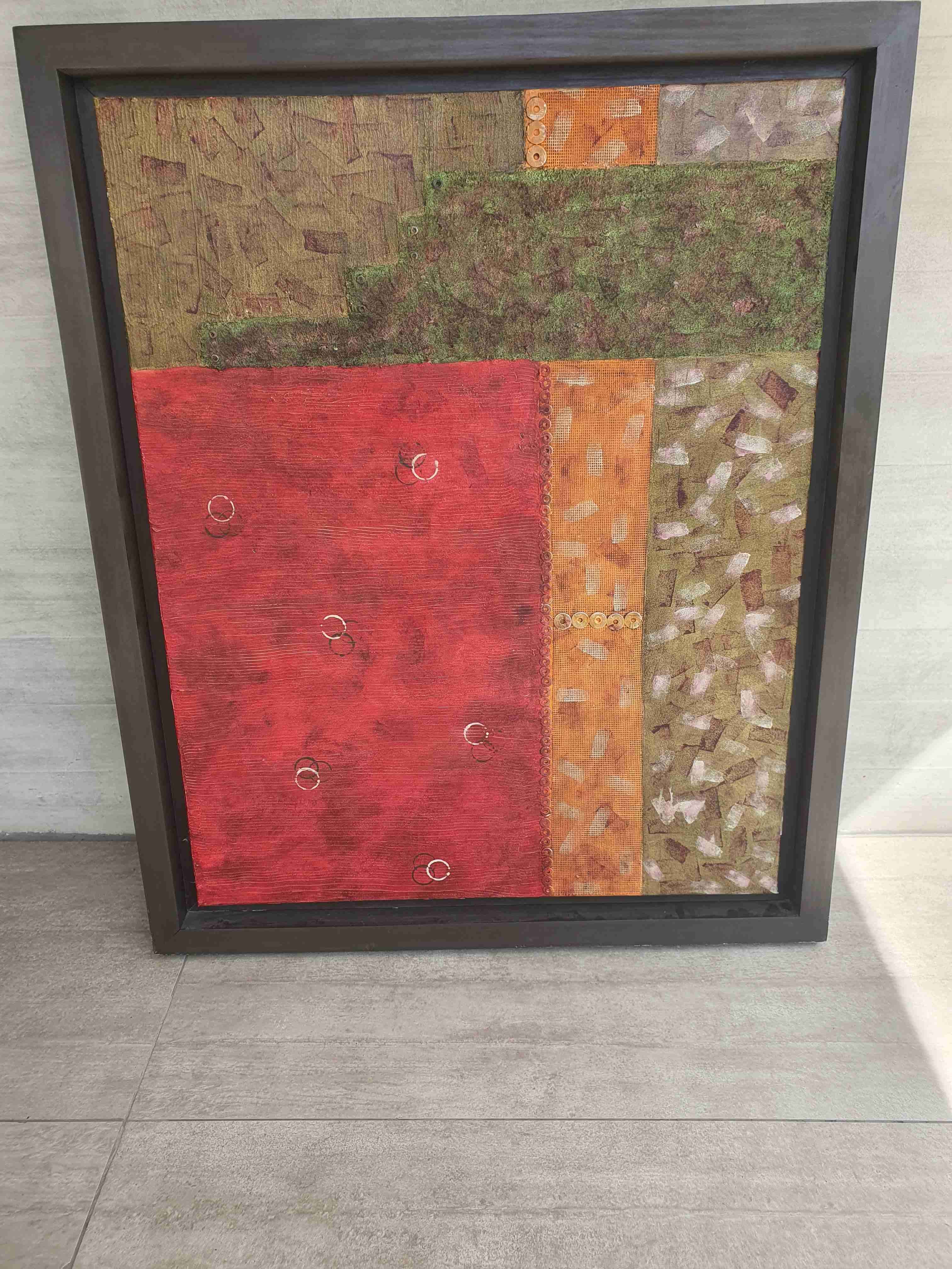 Cuadro abstracto enmarcado - miniatura 2