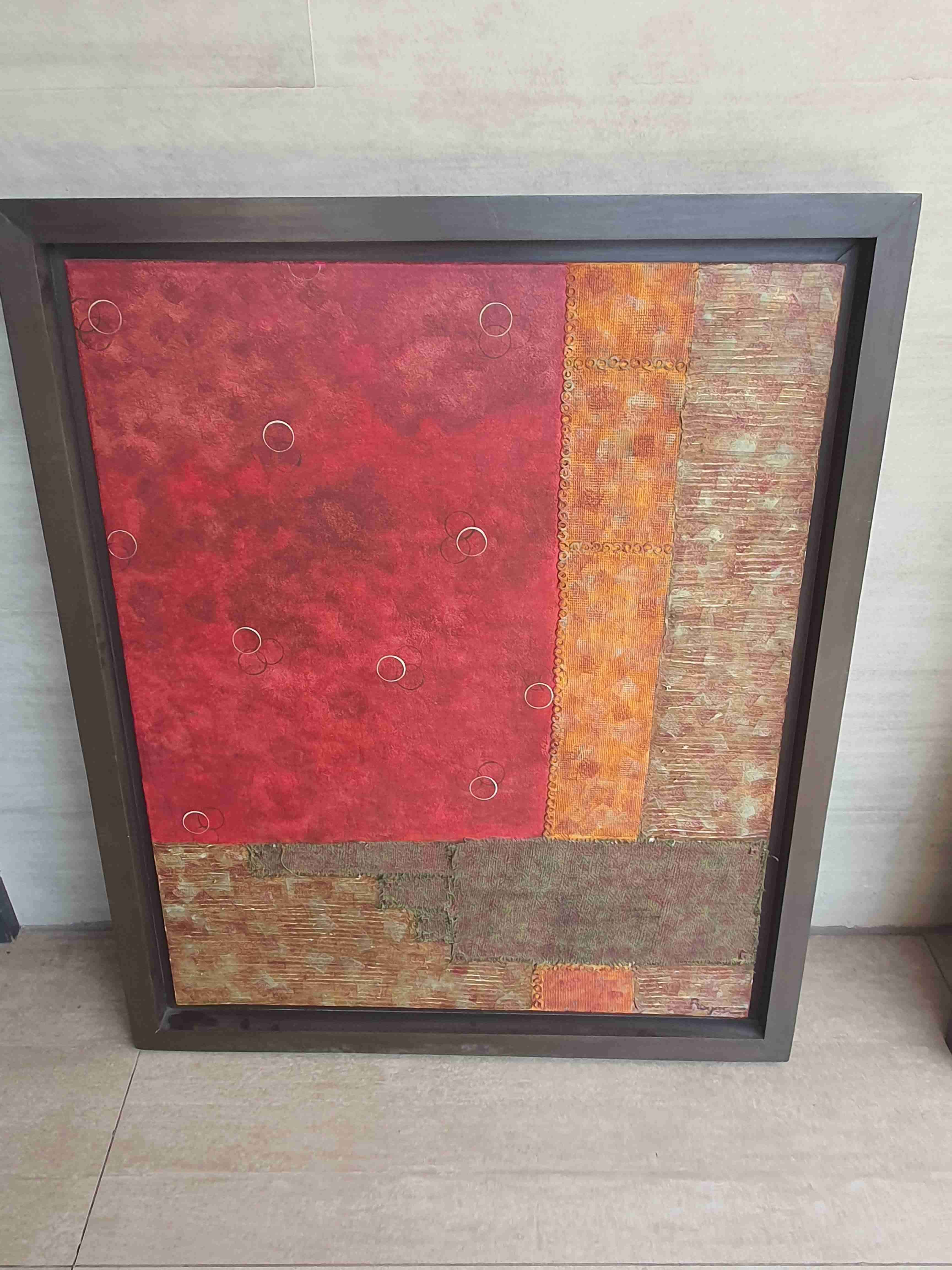 Cuadro abstracto enmarcado - miniatura 4